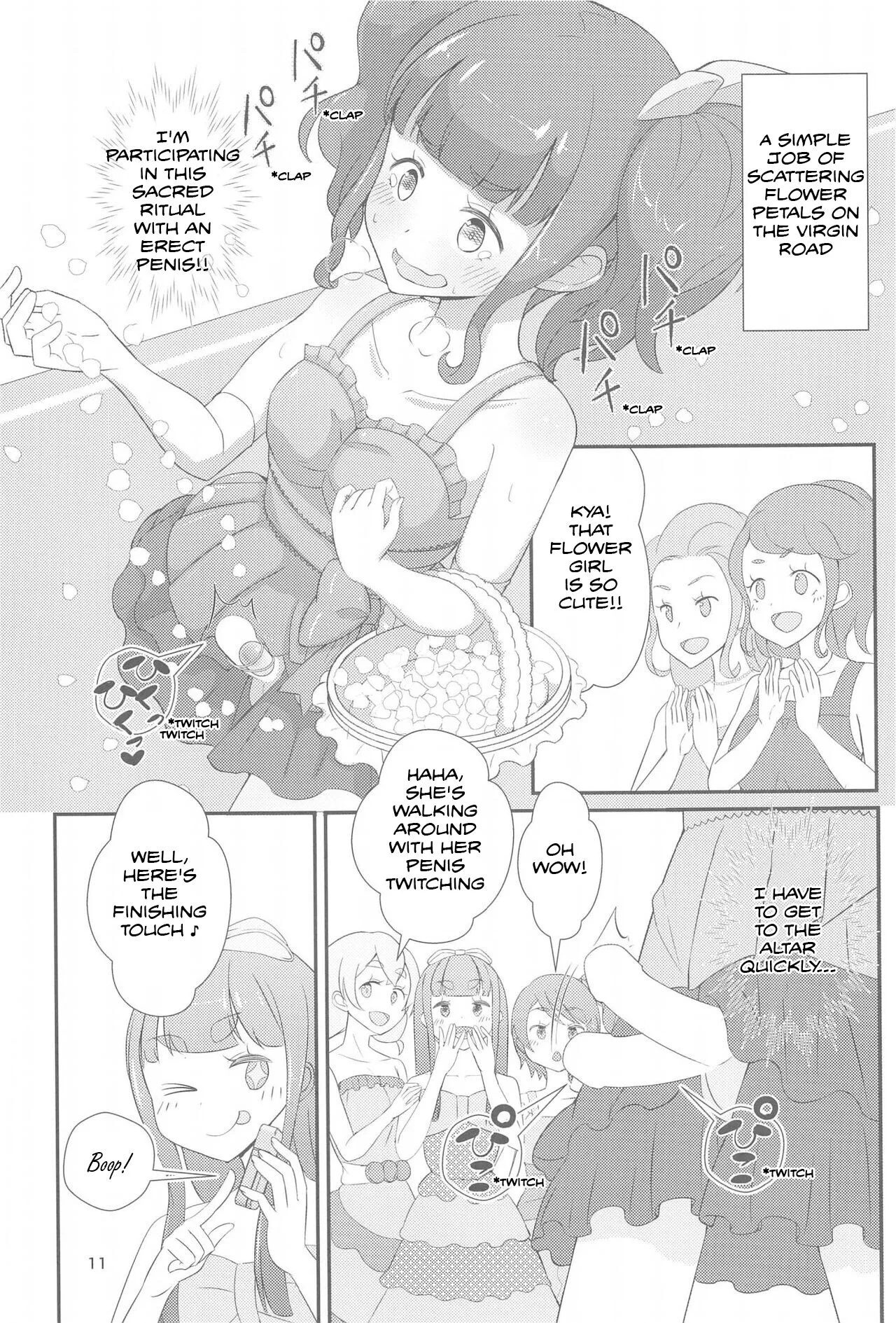 Sensei! Kekkonshiki de "Jojisou" Shitemite! | Sensei! Try dressing up like a little girl at your wedding! | Page 12