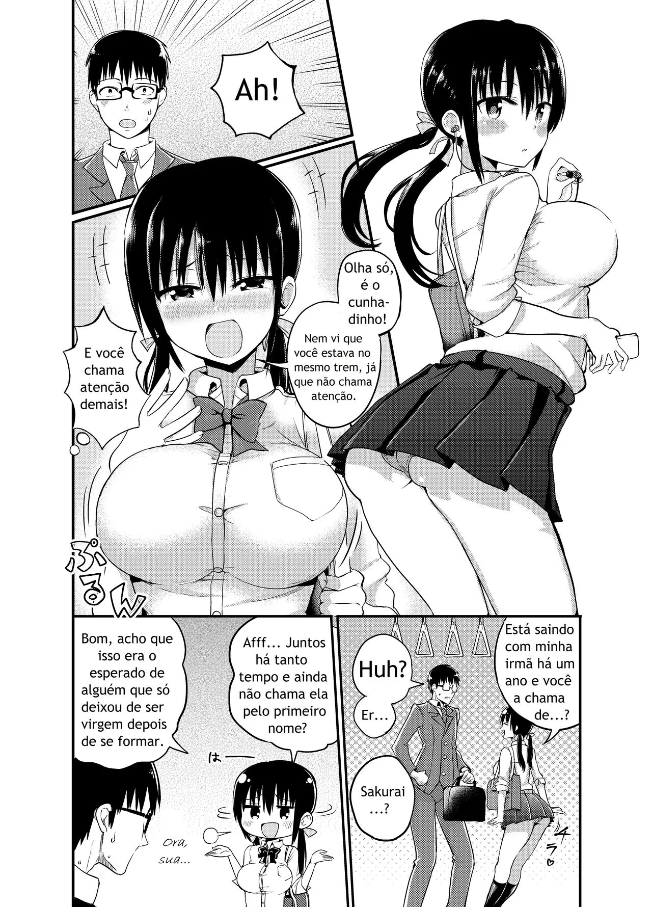 Kanojo no Imouto ga Kyonyuu Mini Suka JK de Shouakuma-kei | Page 4