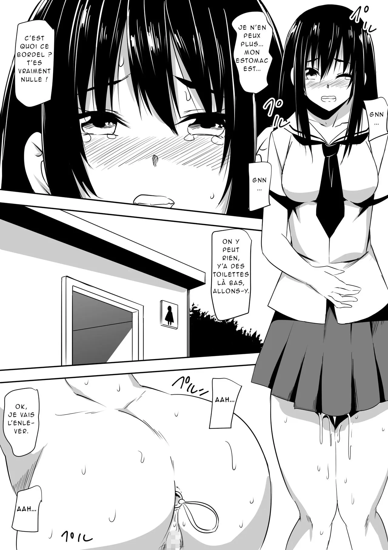 Tenkousei Hentai SM Ijime | Une étudiante transférée a subi un supplice SM pervers | Page 20