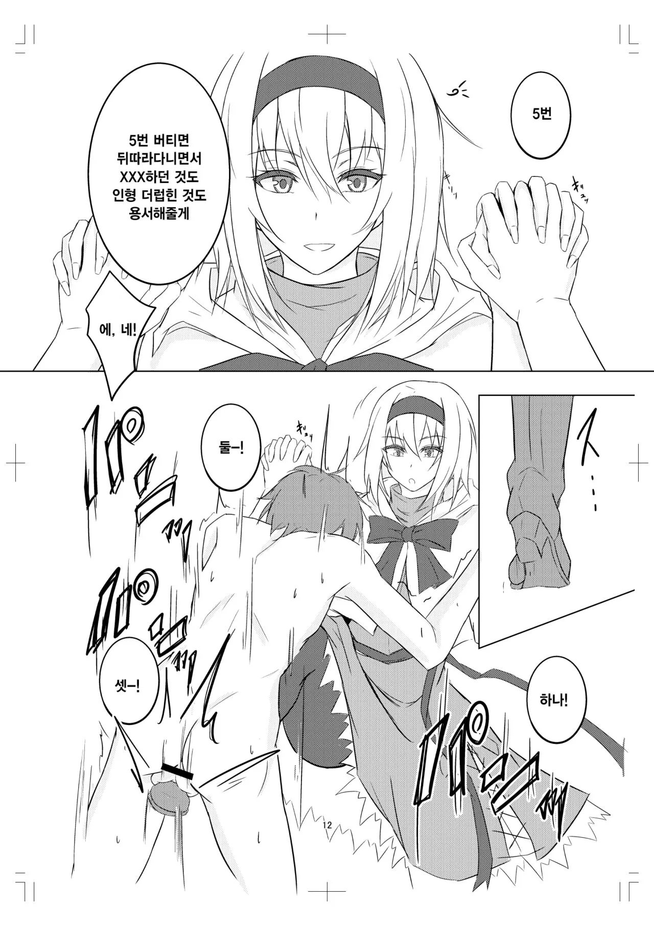 Alice Margatroid ni Daiji na Tokoro o Kerareru Hon | 앨리스에게 중요한 곳을 걷어차이는 책 | Page 12