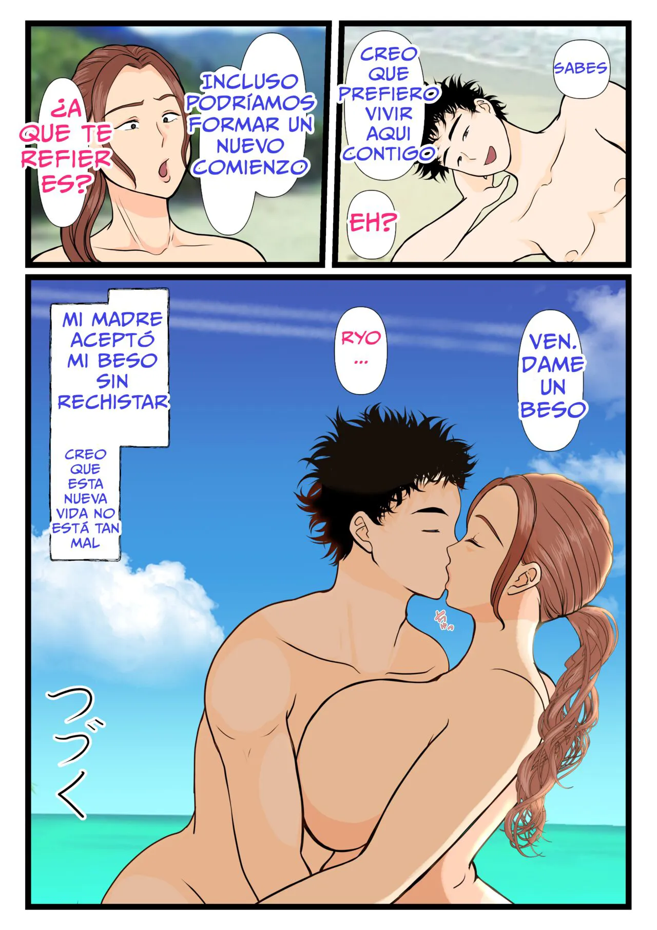 Moto Yan Haha, Mujintou nite Mesu ni naru Zenpen | Page 70