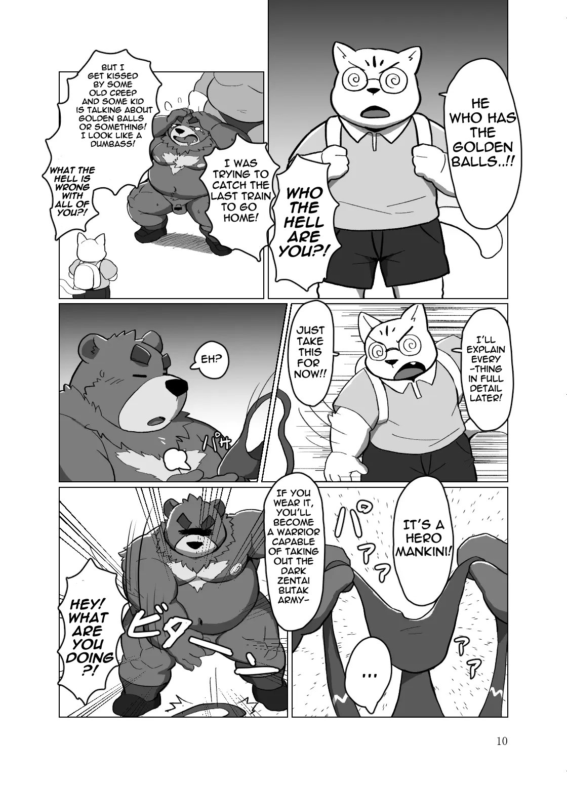 Roshutsu Hentai Dosukebear| Exhibitionist Pervert Dosukebear | Page 9