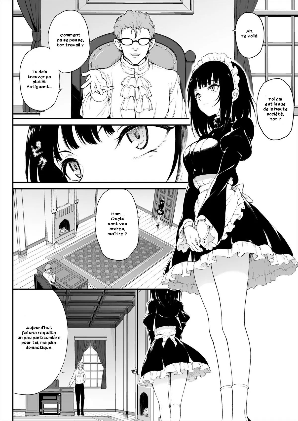 Maid Kyouiku. -Botsuraku Kizoku Rurikawa Tsubaki- | Page 3