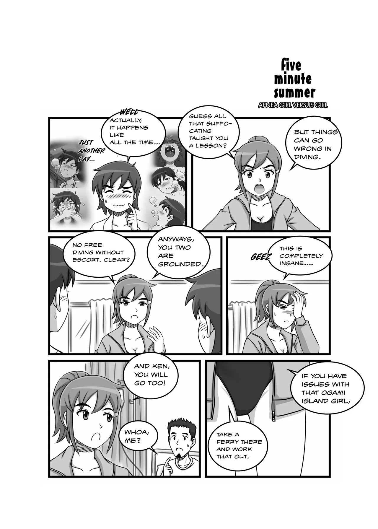 Apnea Girl Versus Girl | Page 44