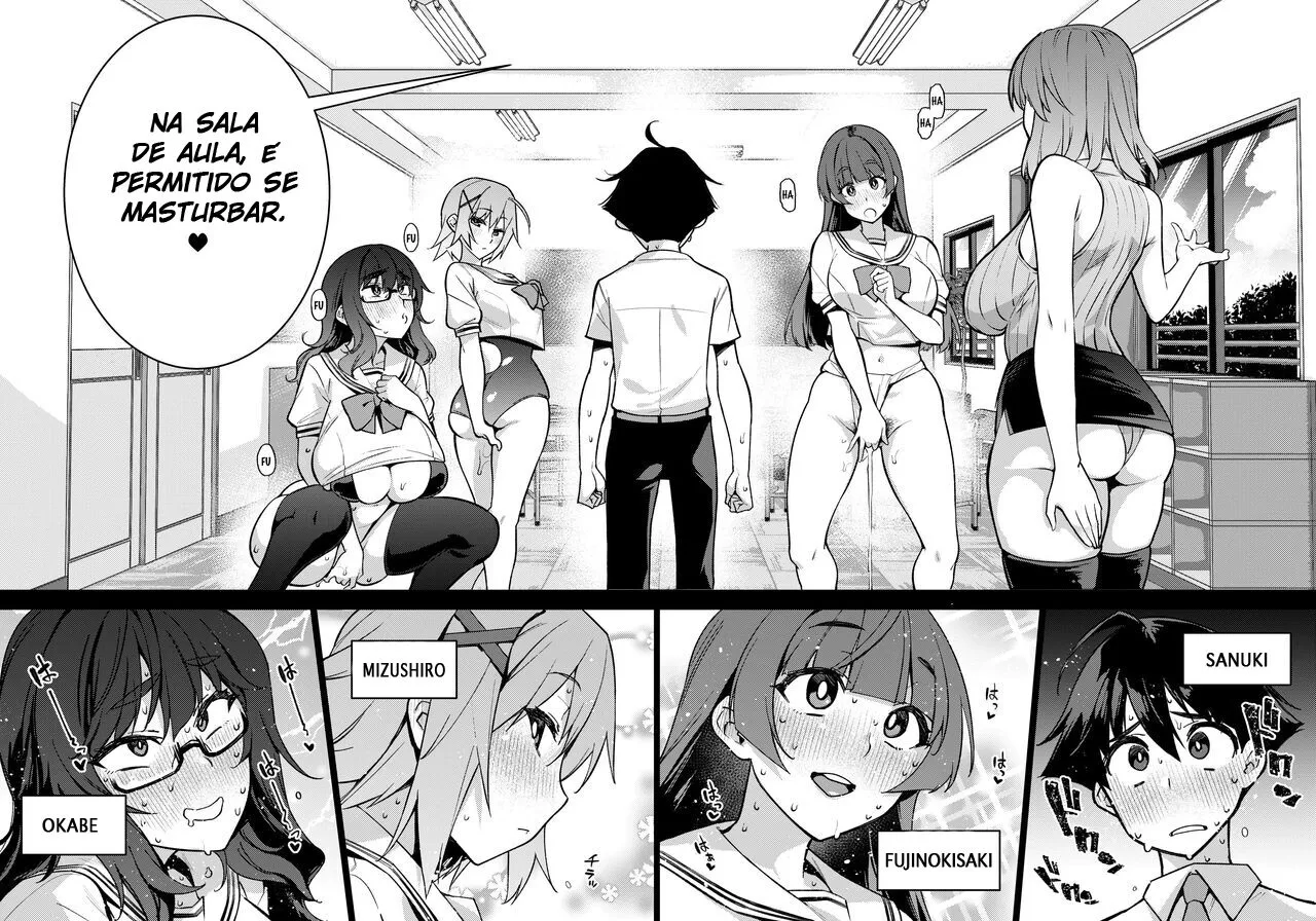 Tatta Hitori no Chinpo Kyouzai ~Seikyouiku ni Honki Sugiru Ritou de~ | O Único Pênis -Para Praticar Educação Sexual Em Uma Ilha Remota- | Page 4