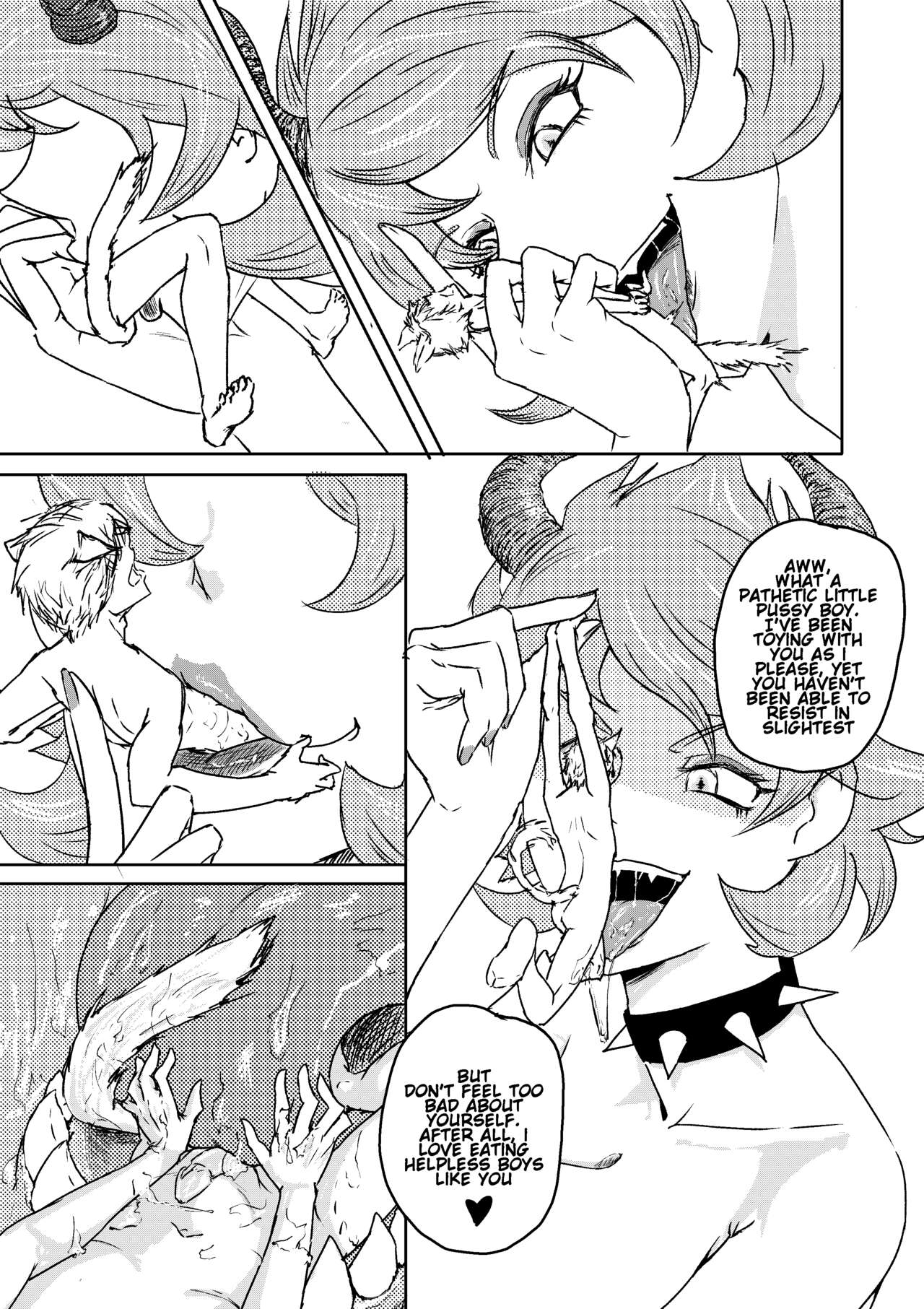 [shoulder enjoyer] Succubus Eats Catboy's first page