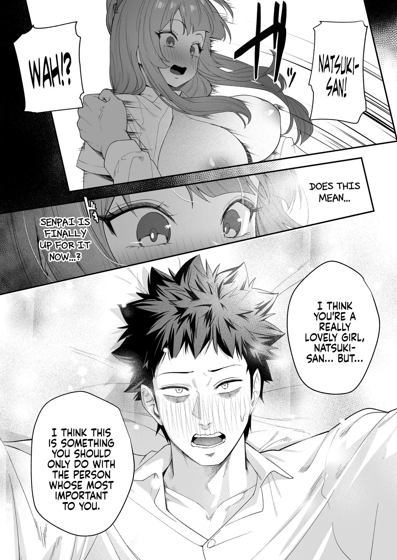 Senpai, Kyou Tomatte mo Ii yo ne? | Can we stay at your place tonight Senpai? | Page 31