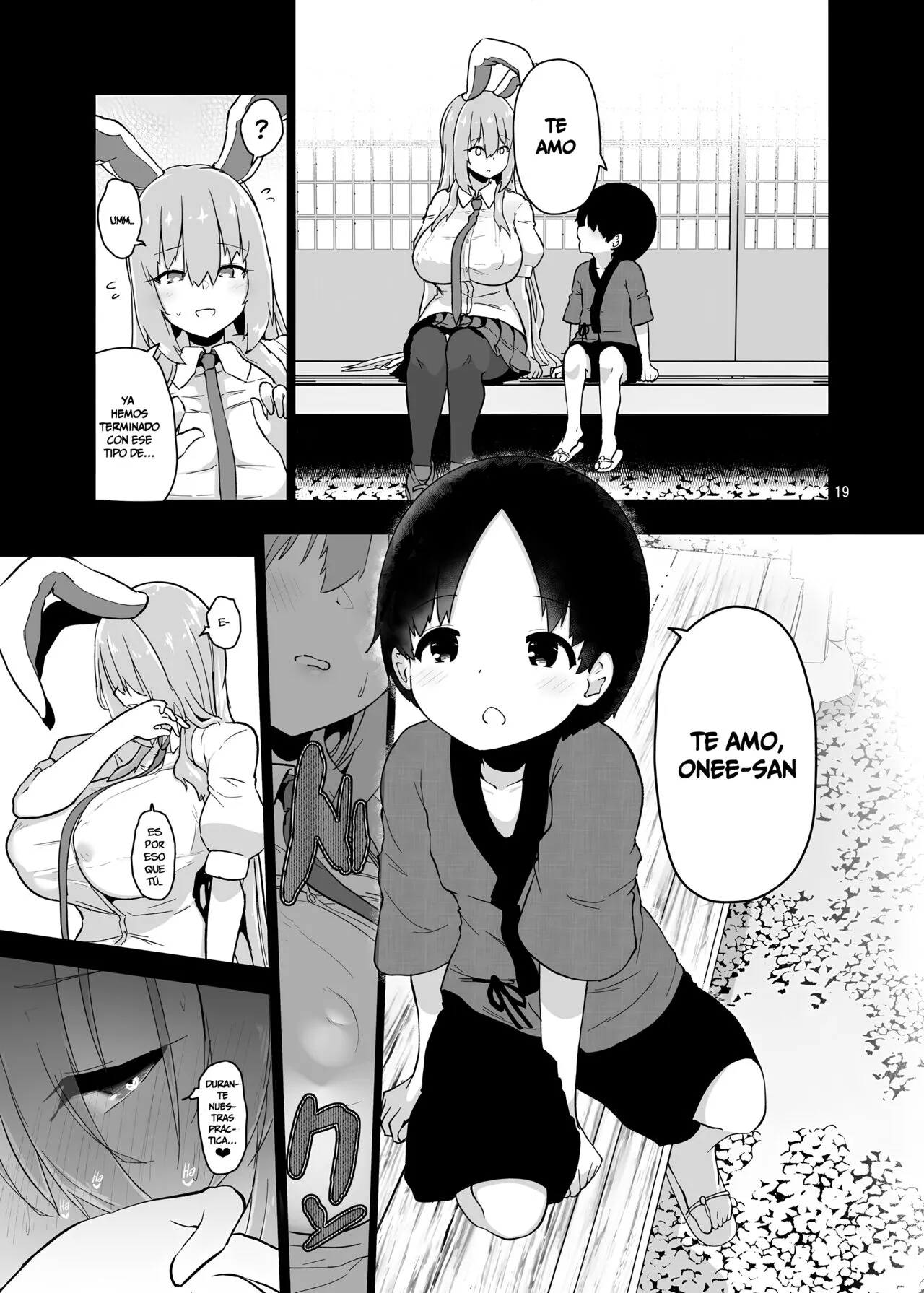 Saitei de Dou Shiyou mo Nai Usagi no Onee-san - A bad rabbit singing a hymn. | La hermana coneja reprensible | Page 19