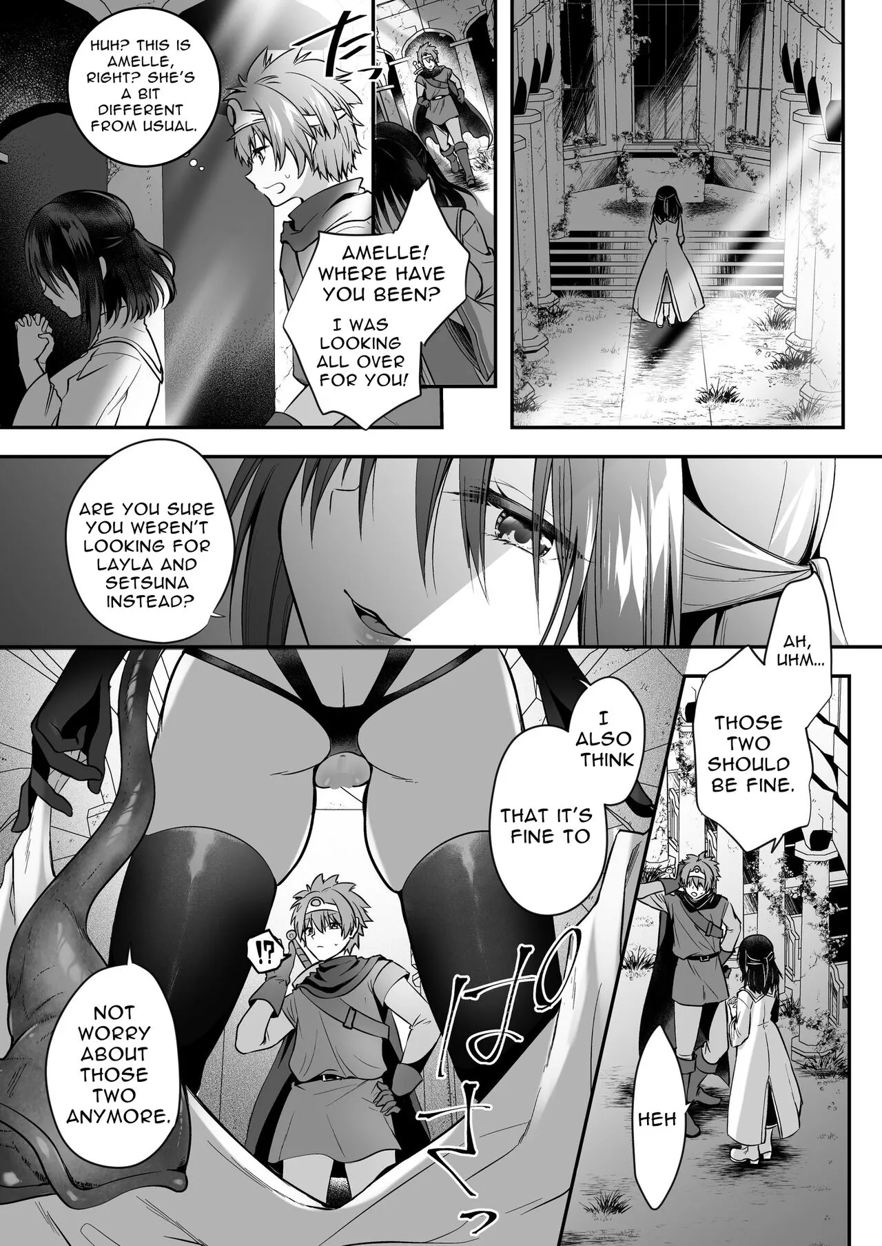 Yami Ochi Sister no Marunomi Kairaku Osen ~NTR Shi ni kuru Yatsu Zenin Marunomi Sureba Watashi no Kachida yo ne~ | Vore Pleasure Contamination of a Darkly Corrupted Cleric | Page 17