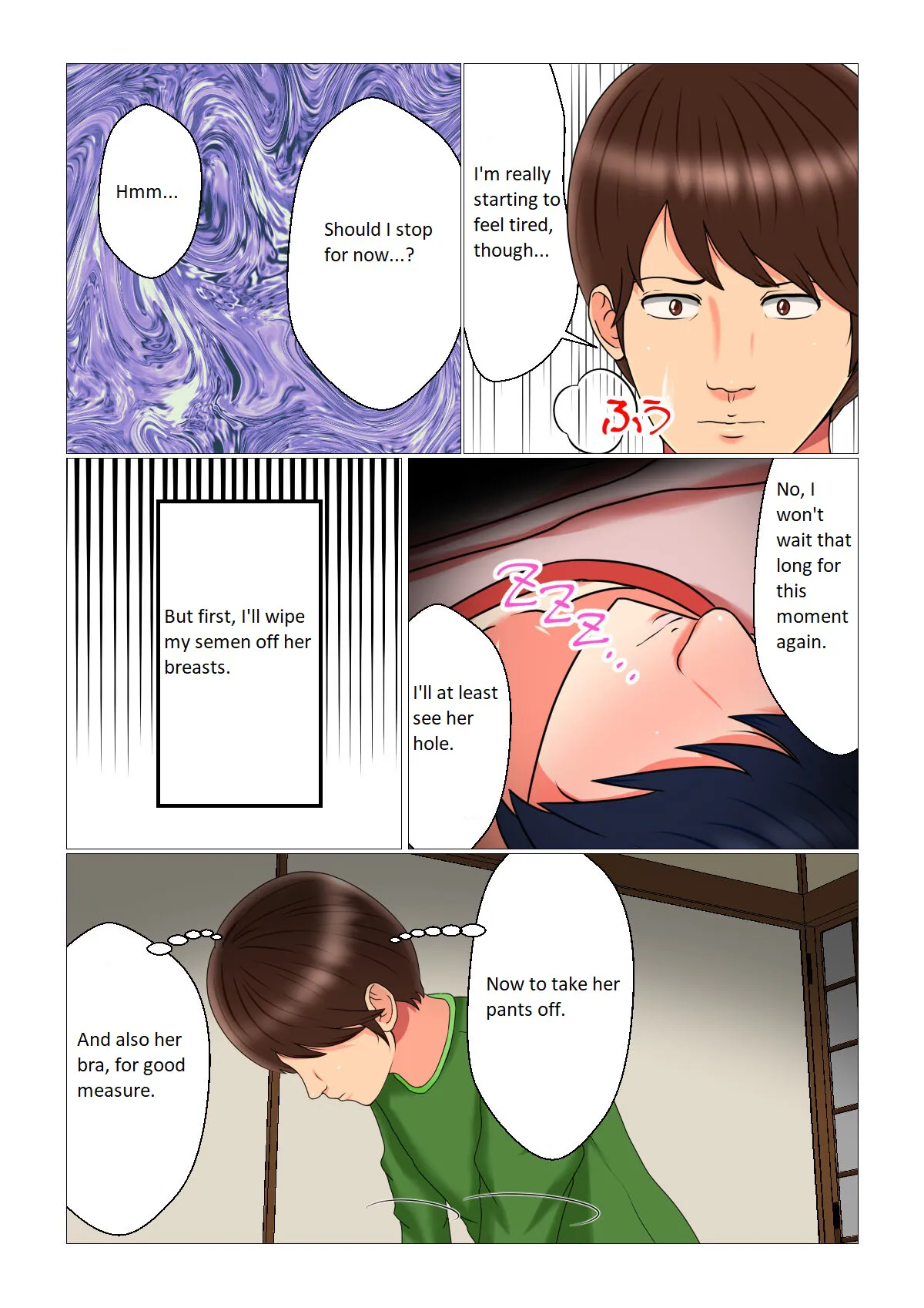 Suimin Kan Ninshin Vol. 3 "Yuna to Meifan" | Sleep Rape Pregnancy Vol. 3 "Yuna and Meifan" | Page 46