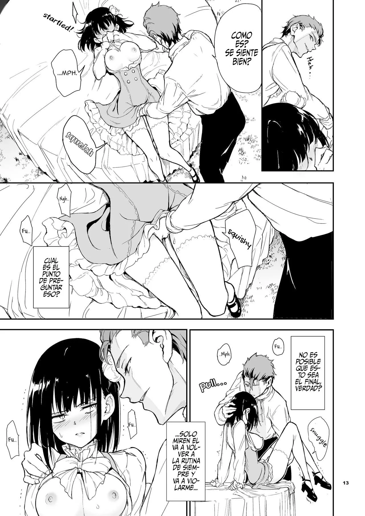 Maid Kyouiku. 5 -Botsuraku Kizoku Rurikawa Tsubaki- | Educación de una maid 5 -La aristócrata caída Rurikawa Tsubaki- | Page 13