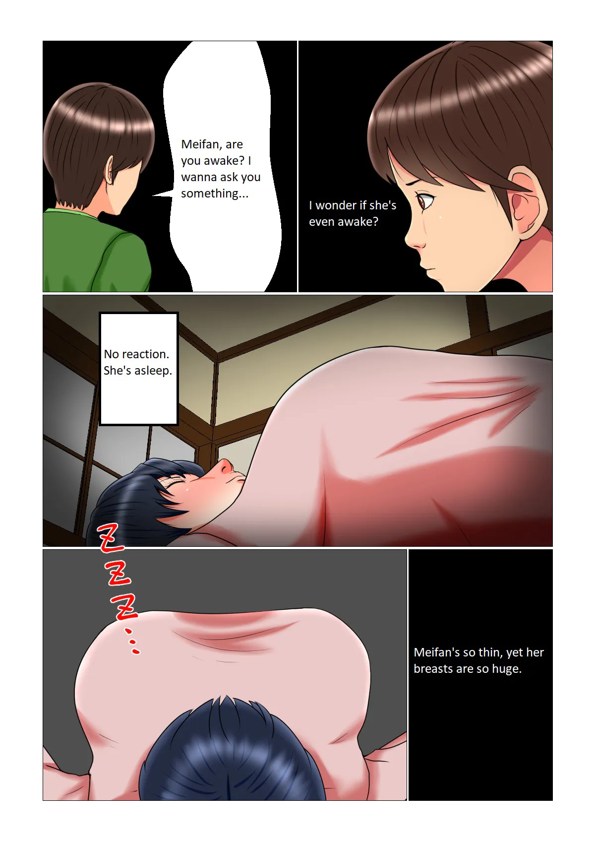 Suimin Kan Ninshin Vol. 3 "Yuna to Meifan" | Sleep Rape Pregnancy Vol. 3 "Yuna and Meifan" | Page 39