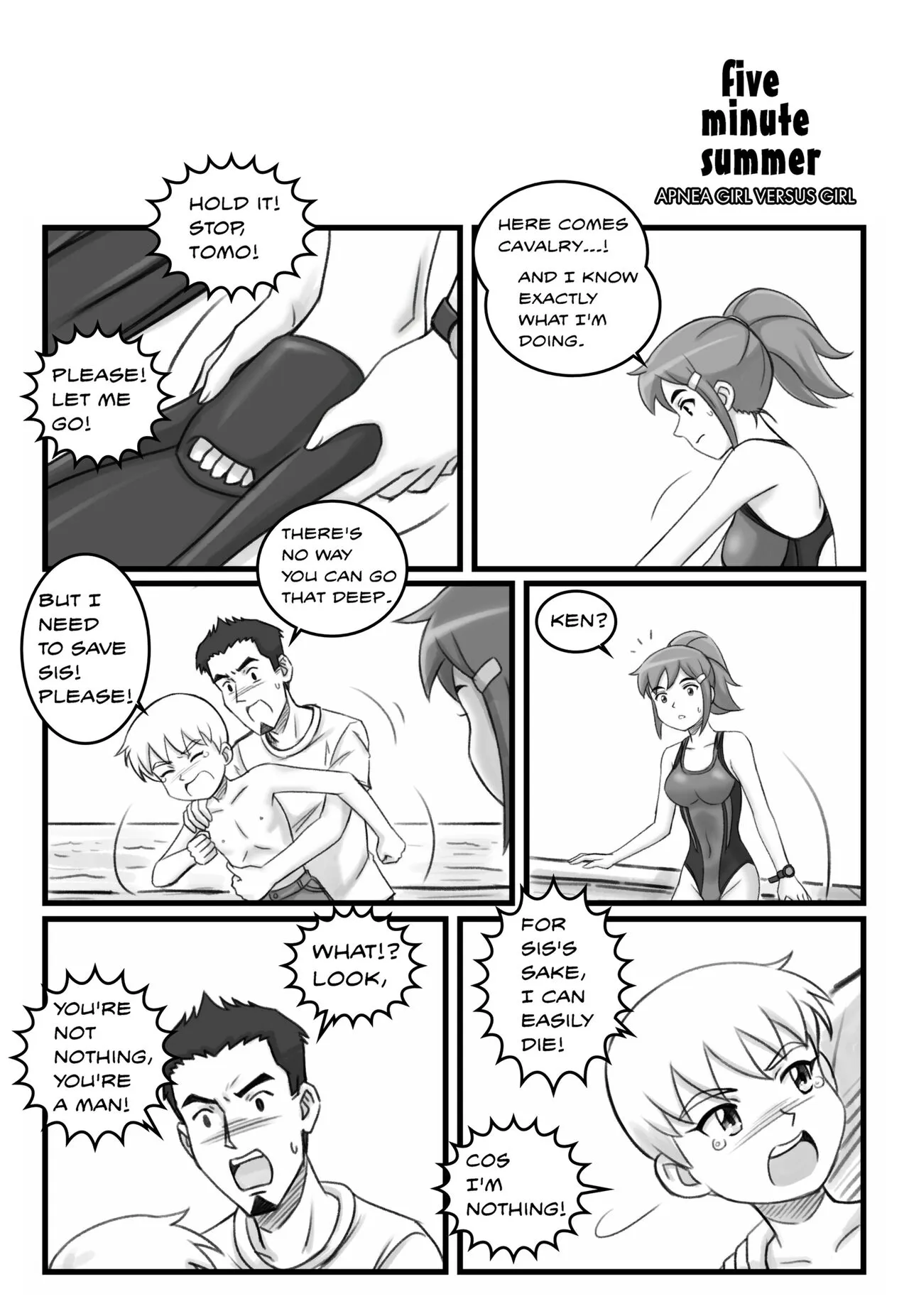 Apnea Girl Versus Girl | Page 159