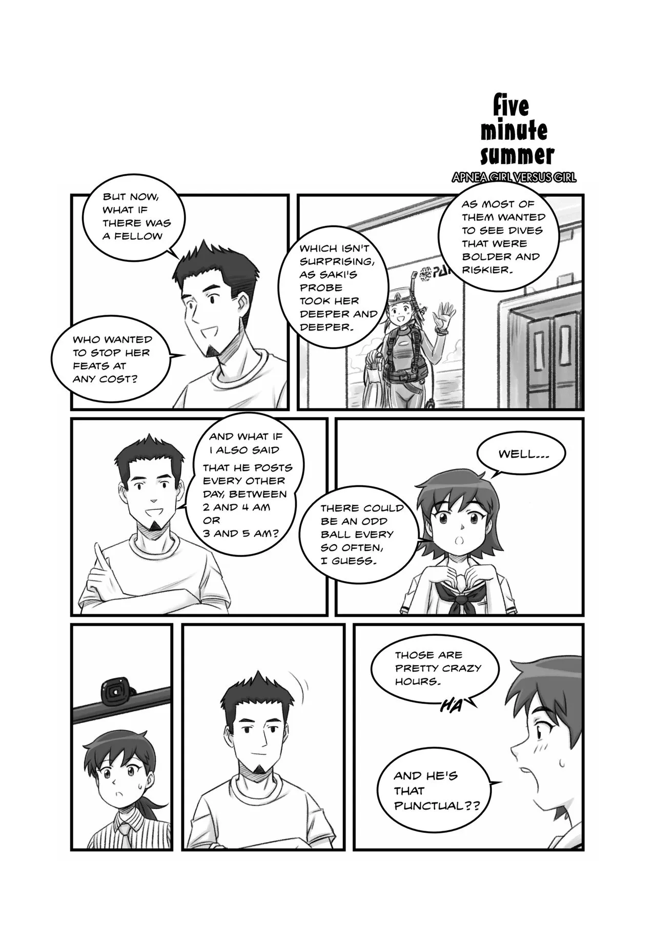 Apnea Girl Versus Girl | Page 216