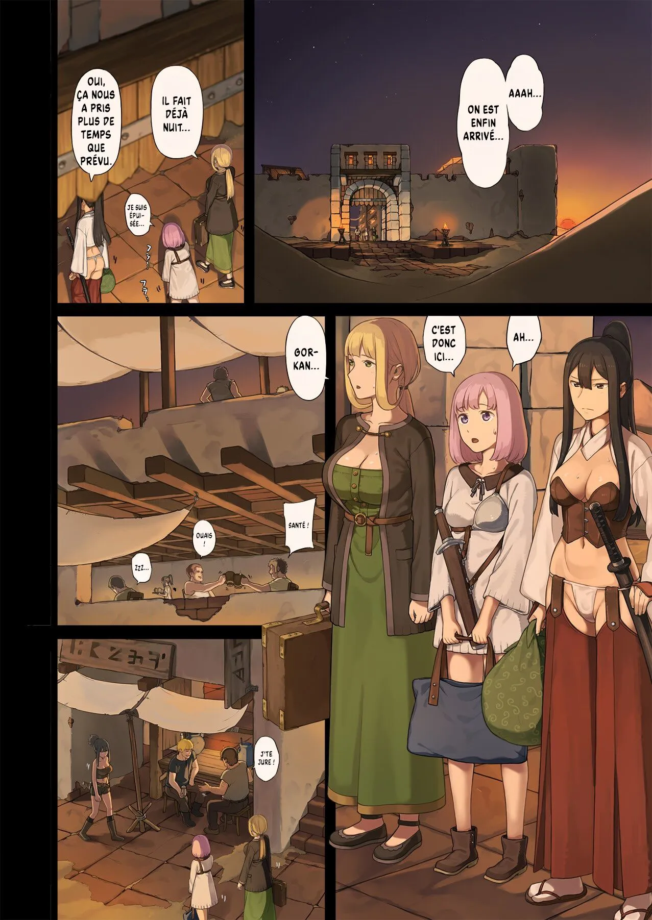 Onna Boukensha-tachi ga Sabaku no Oasis ni Tachiyoru to... | Page 7