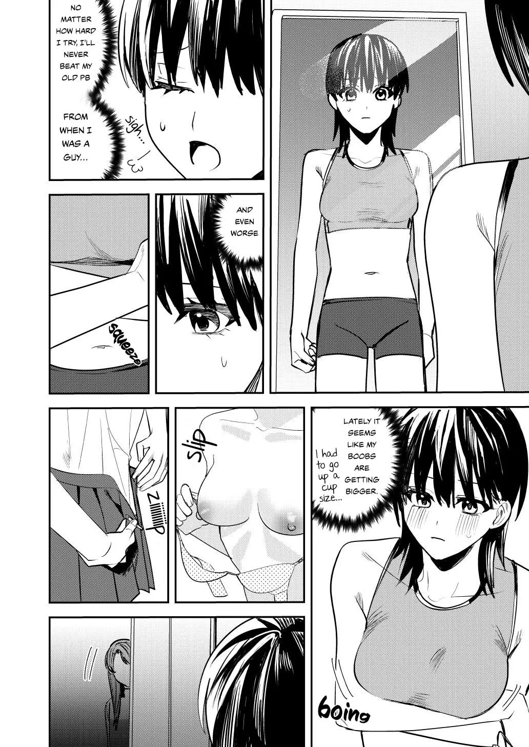 Rikujoubu no Ore ga Onna ni Sarete Kairaku ni Ochiteiku Ohanashi |  | How I Was Turned Into A Woman, Left The Track Team, And Became A Slut  {Sankaku Scans} | Page 20