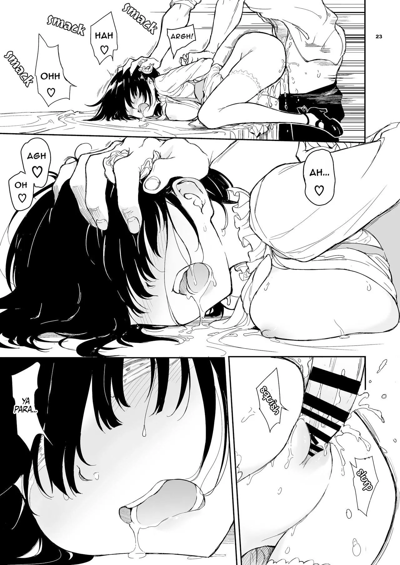 Maid Kyouiku. 5 -Botsuraku Kizoku Rurikawa Tsubaki- | Educación de una maid 5 -La aristócrata caída Rurikawa Tsubaki- | Page 23