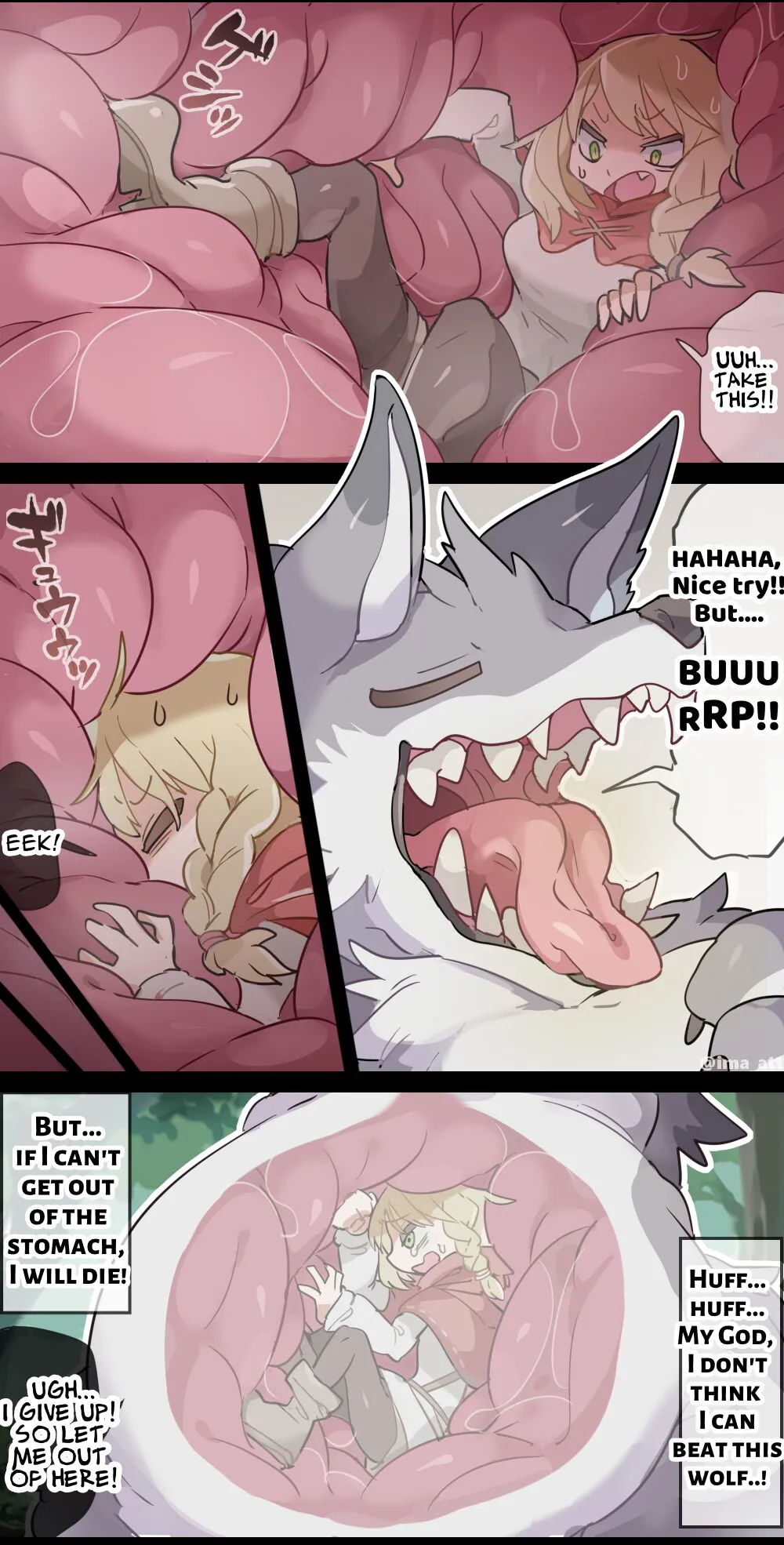 The Wolf VORE Little Red Riding Hood | Page 5