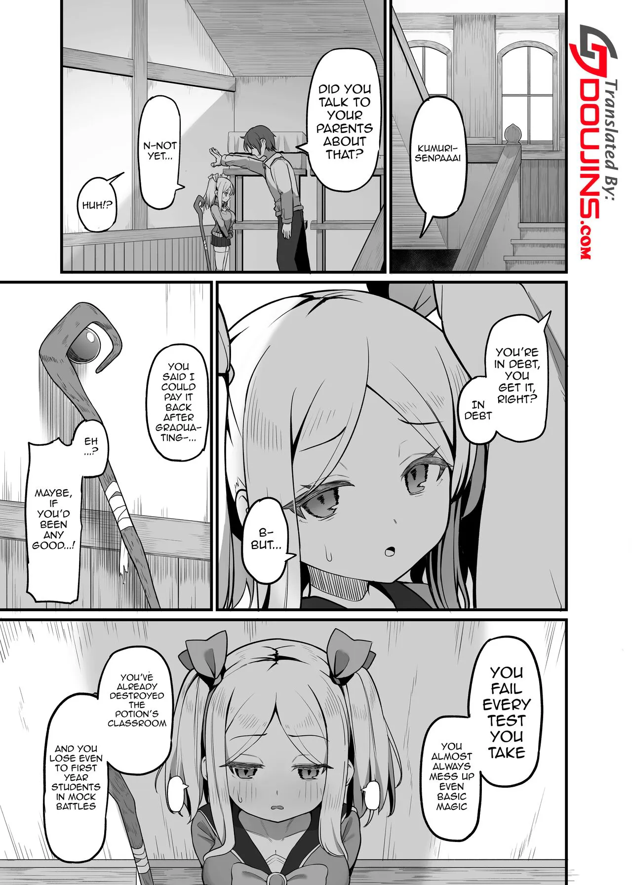 Chicchakute Dekai Senpai. | My Tiny and Huge Senpai   | Page 2