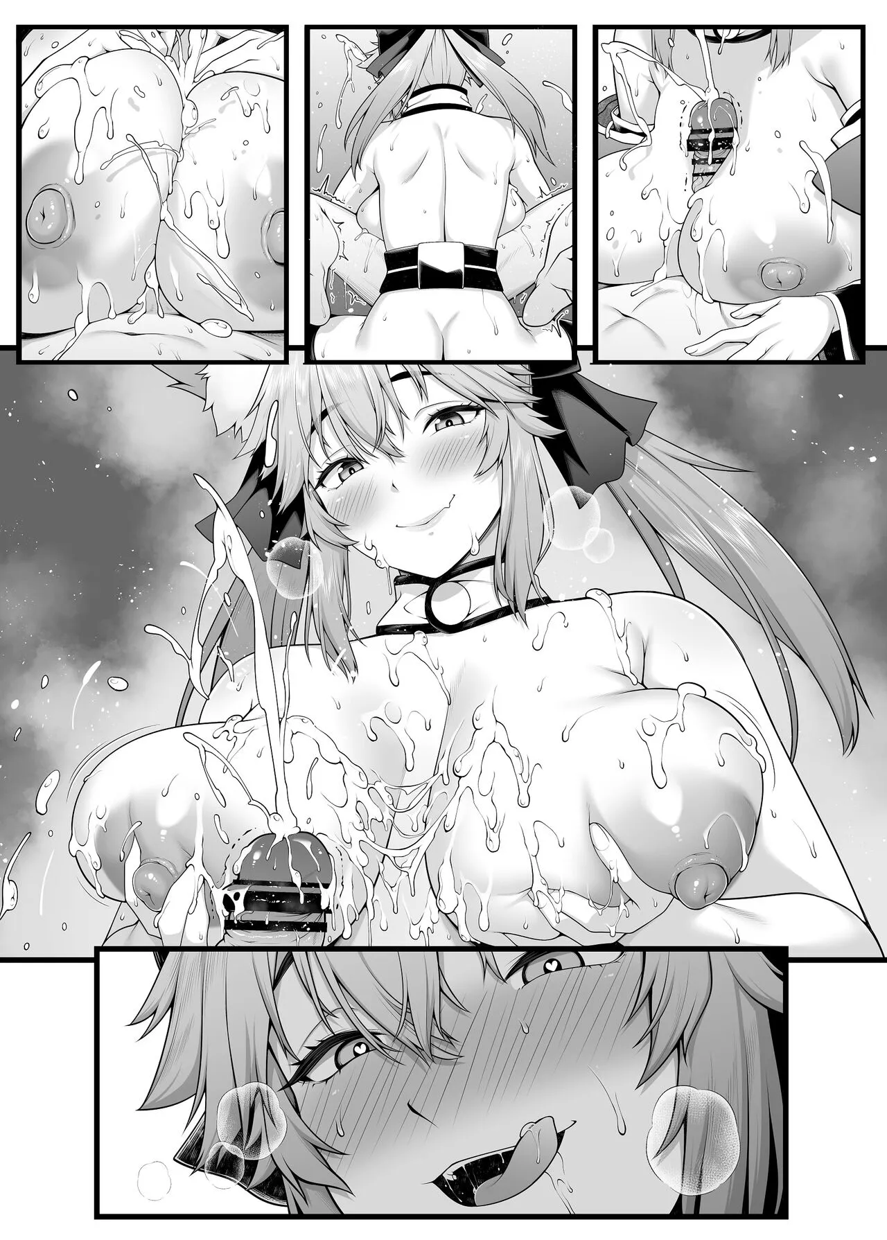 Tamamo no Sourou Kaizen Training Manga 1 "Paizuri Hen" | 玉藻的乳交训练之早泄改善 | Page 9