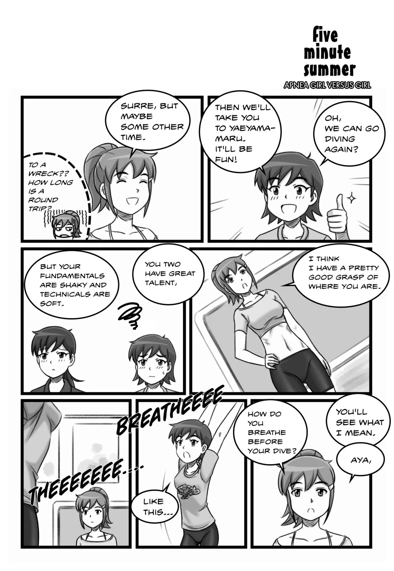 Apnea Girl Versus Girl | Page 89