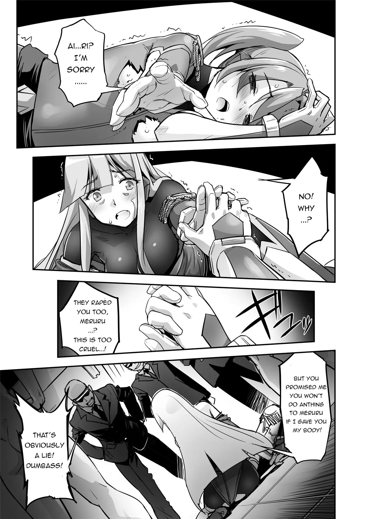 Enhyou Souki Twin Curely Yuri Heroine wa Otoko no Chinpo ni Haiboku suru Zenpen + Kouhen | FlameFrost Duo TWIN CURELY ~Yuri Heroines Defeated By Dick~ Part 1+2 | Page 47