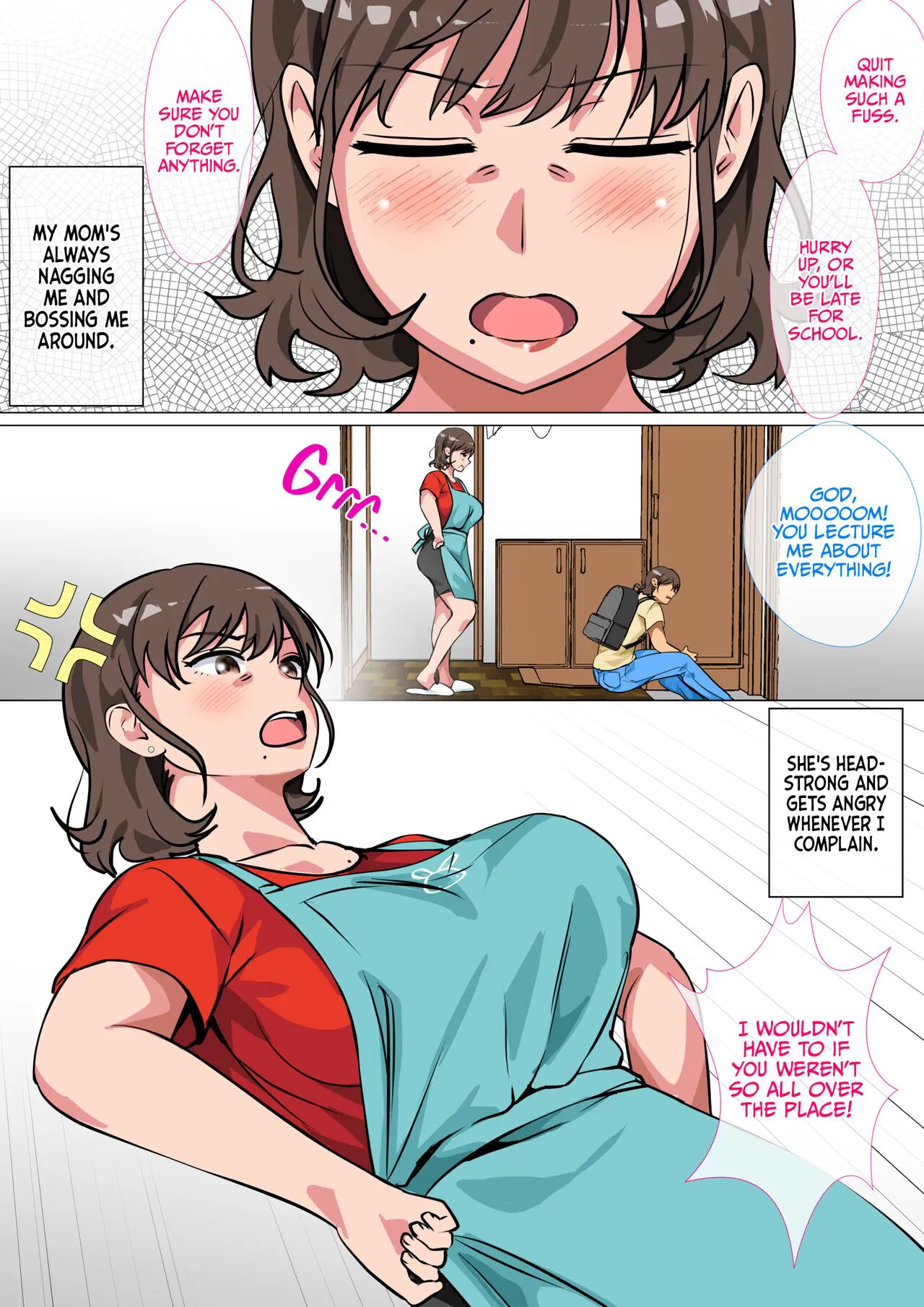 Ousama Game no Meirei de Haha to Sex Shita Hanashi | I Ordered My Mom to Have Sex with Me in King's Game  {korafu} | Page 3