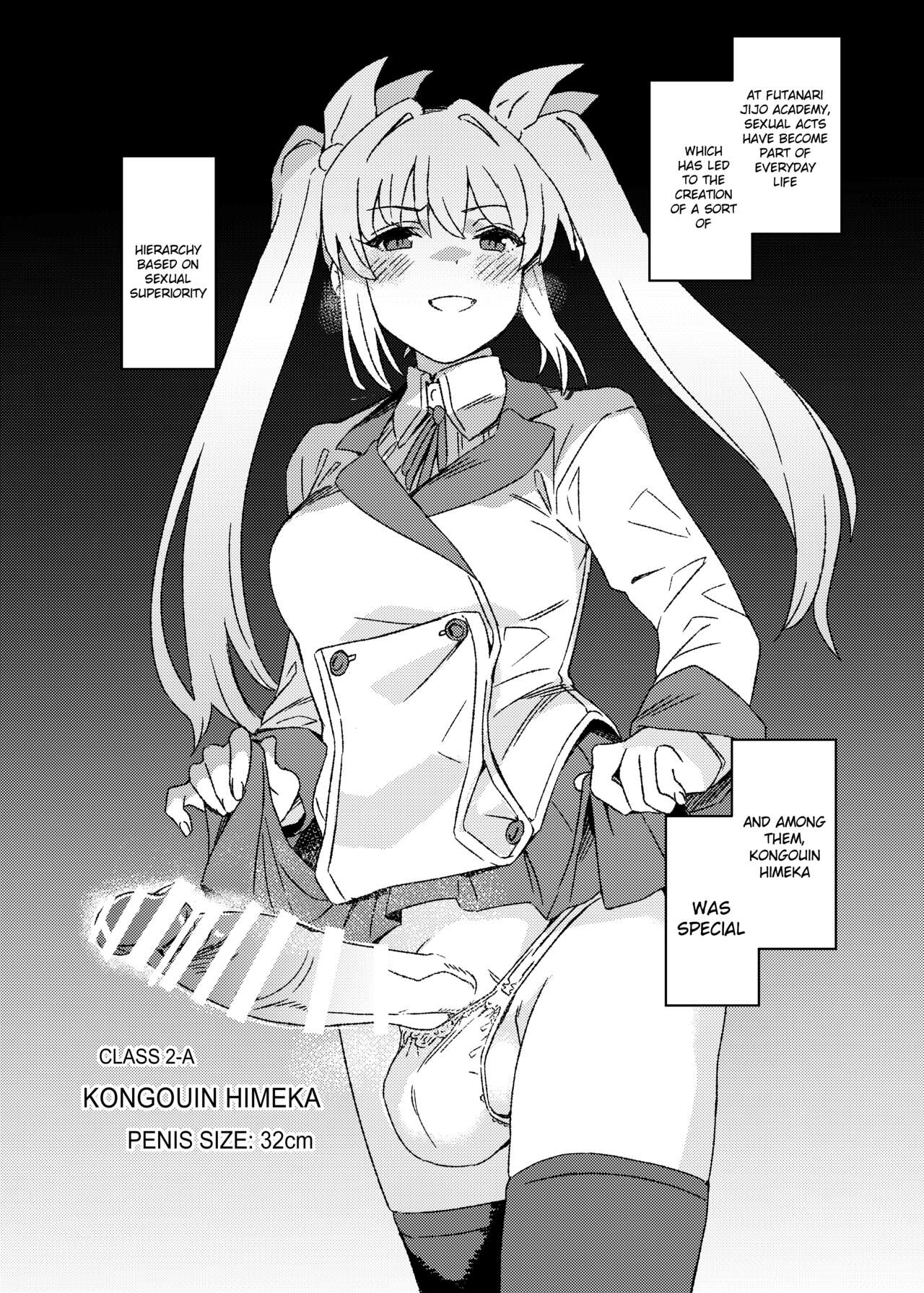 Futanari Jijo Gakuen Gakunai Report | Page 9