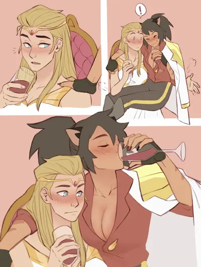 Catradora Comic's main title page