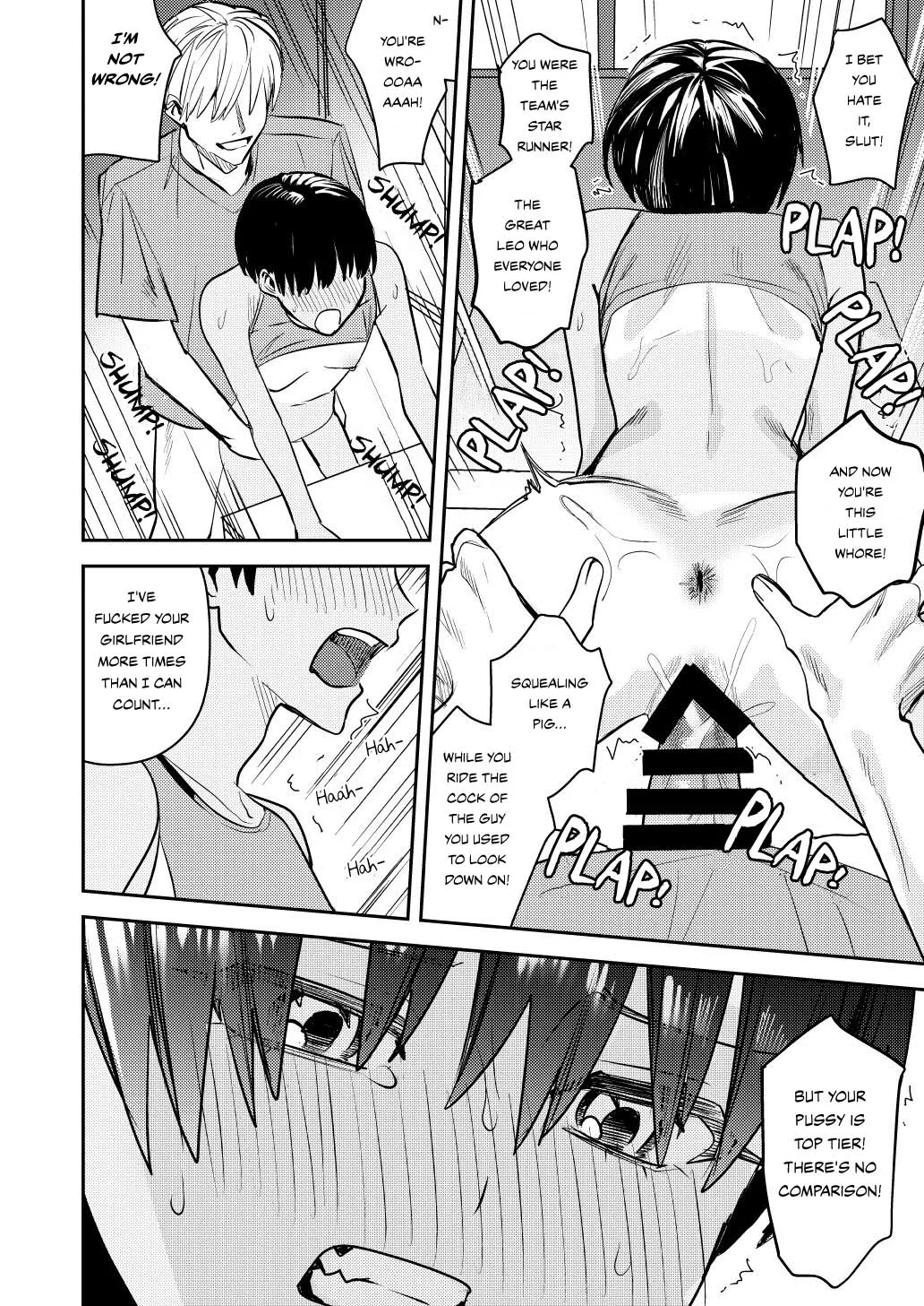 Rikujoubu no Ore ga Onna ni Sarete Kairaku ni Ochiteiku Ohanashi |  | How I Was Turned Into A Woman, Left The Track Team, And Became A Slut  {Sankaku Scans} | Page 16