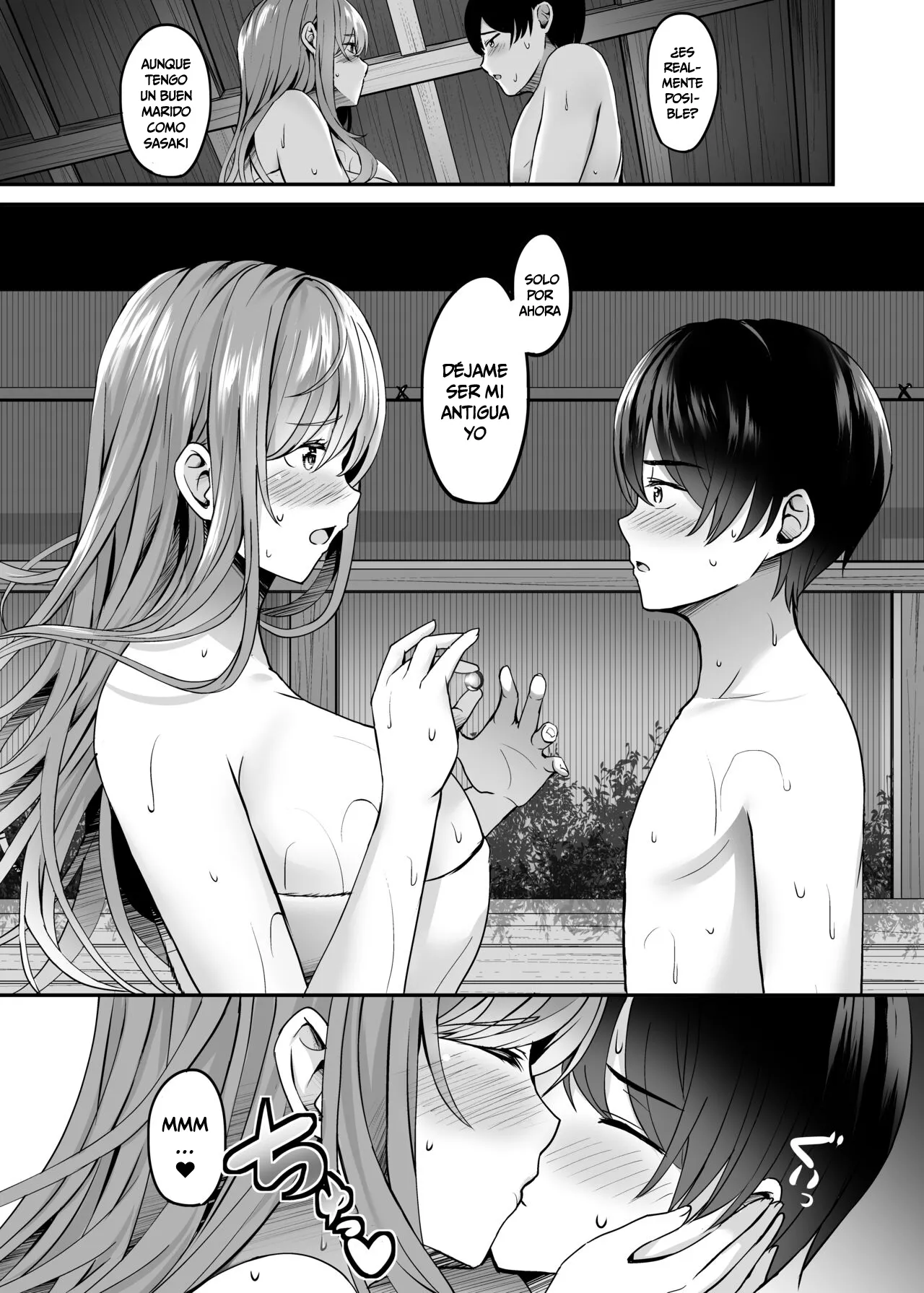 Hitozuma to Onsen to. | Una Mujer Casada en Una Fuente Termal | Page 15