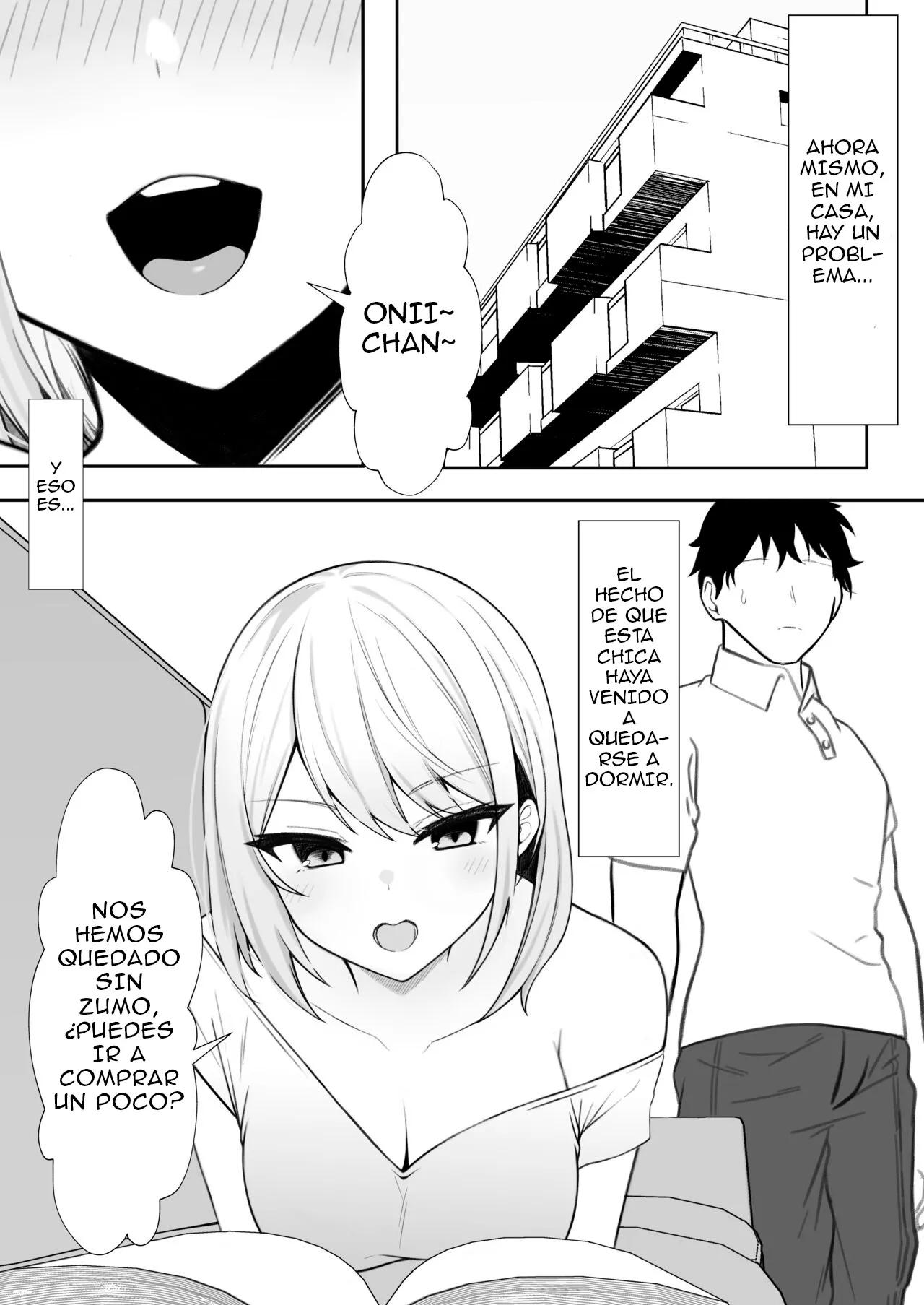 [Nannomaruya (Nannomaru)] Ie ni Yattekita Gimai ga Erosugite Tsuma ni Kakurete Yarimakuri [Spanish]'s first page