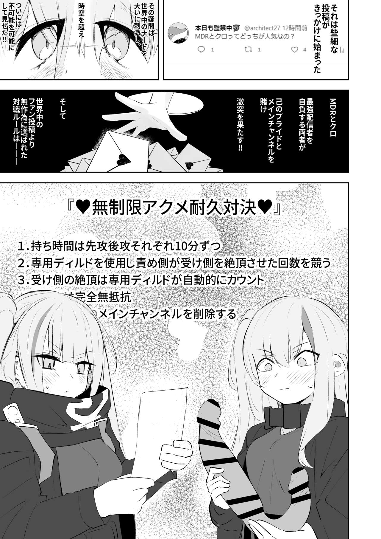 MDRvsKURO Saikyou Haishinsha  Ketteisen  Museigen  Acme Taikyuu Taiketsu‼ | Page 2