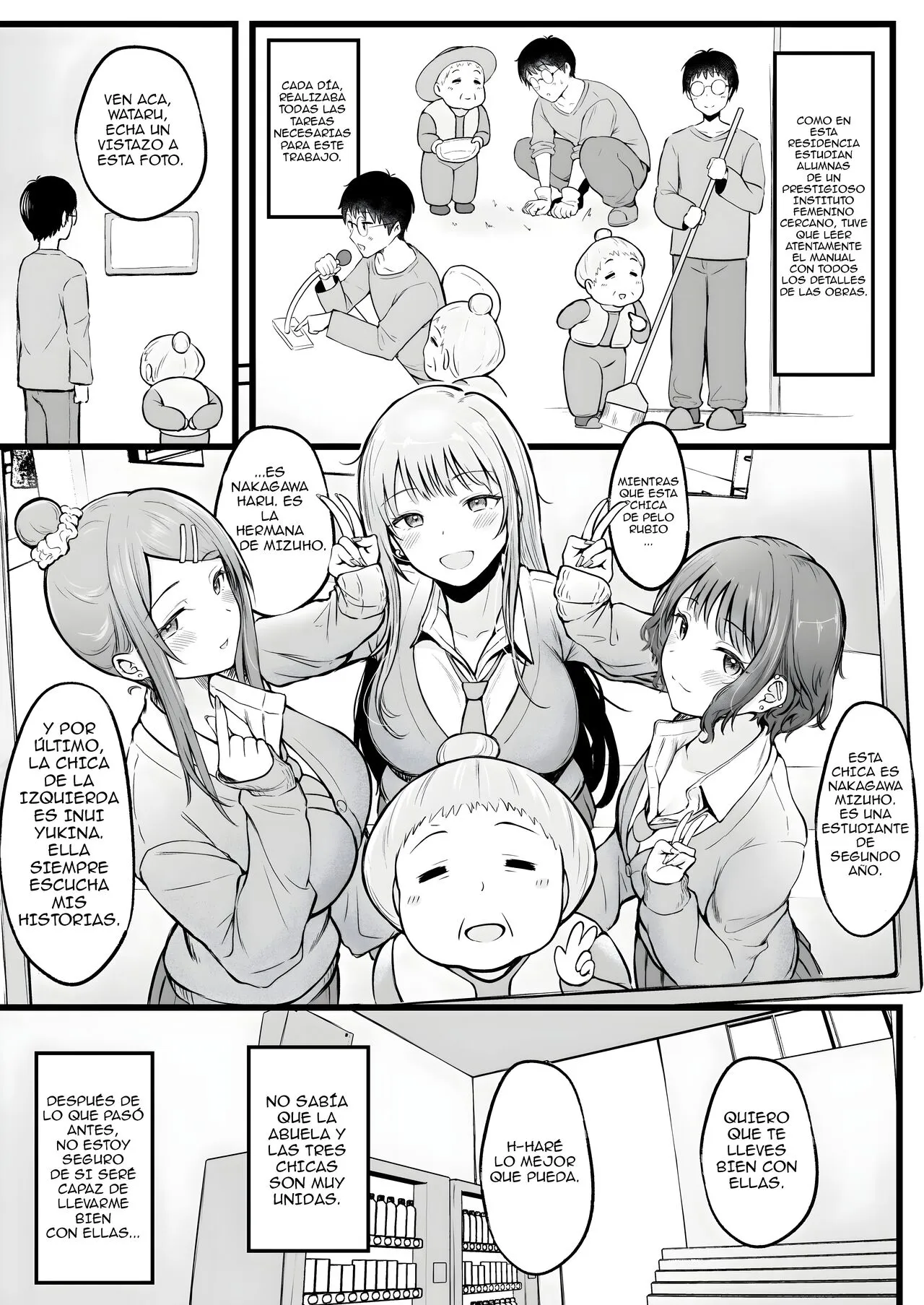 Joshiryou Kanrinin no Boku wa Gal Ryousei ni Furimawasarete masu 1-2 | Influenciado por las Gals del dormitorio de chicas que administro Parte 1 y 2 | Page 7