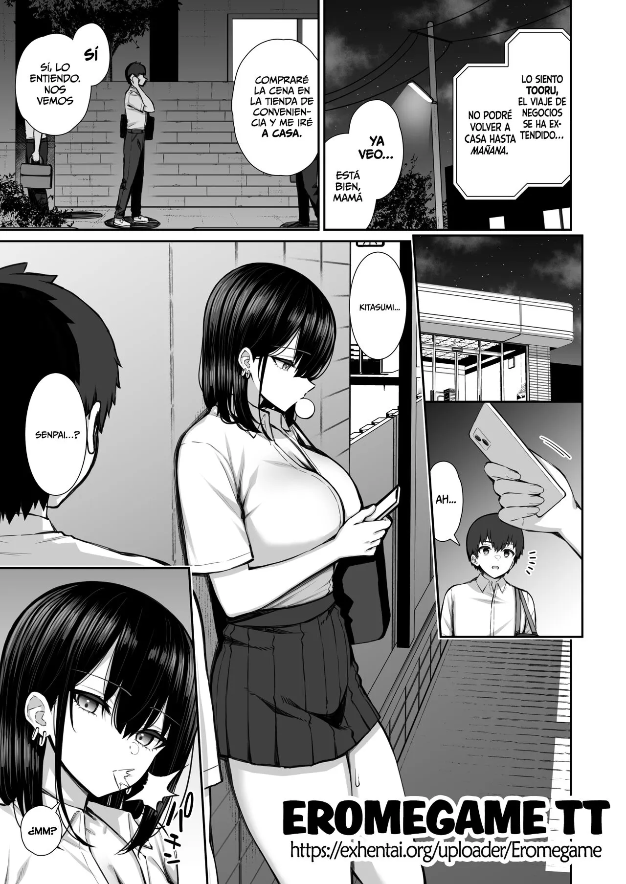 Iede Gal na Senpai wa Kantan ni Yarasete Kureru | Mi Gyaru Senpai Fugitiva me Deja Follarla con Demasiada Facilidad | Page 3