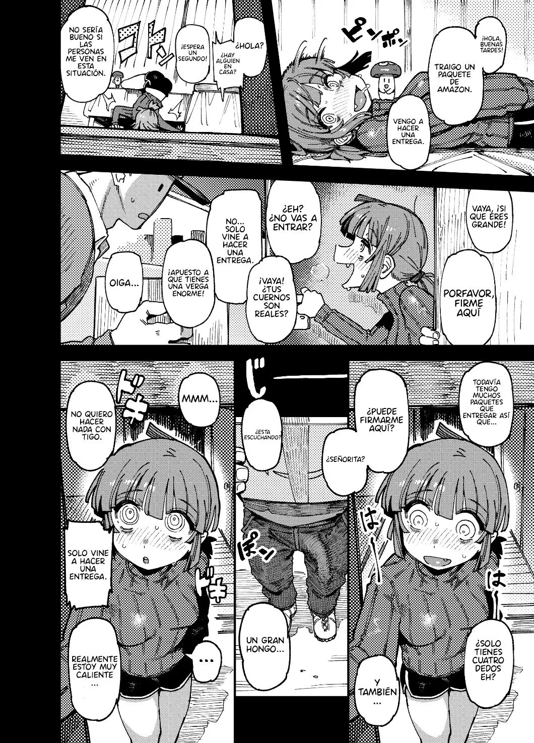 Ie ga Shike Sugite Haete Kita Genkaku Yuuhatsu Kinoko wo Gosyoku Shite Hatsujyou Shita Ato no Are ya Kore | Page 9