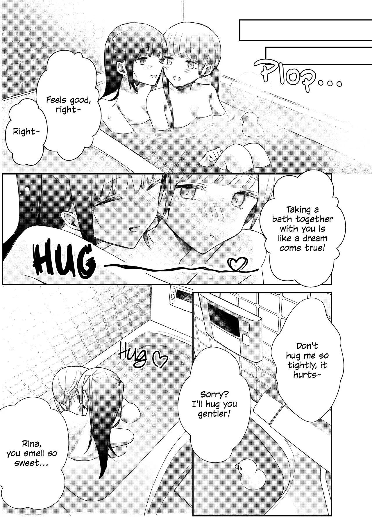 Tsukiattenai Futari ga Ofuro de  Ecchi na Koto Suru Hanashi |  A Story of Two Girls Who Are Not Dating Having Sex in the Bath | Page 17