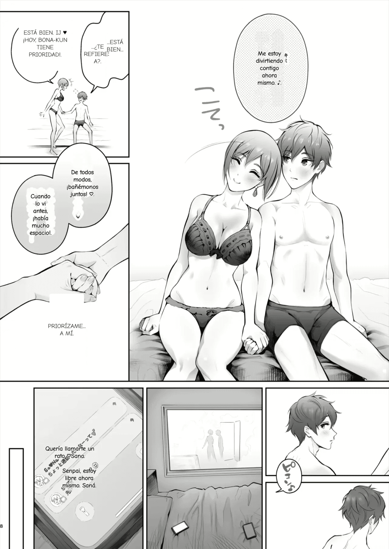 Kyou wa Kareshi de, Ashita wa Kanojo | Novio hoy novia mañana | Page 59