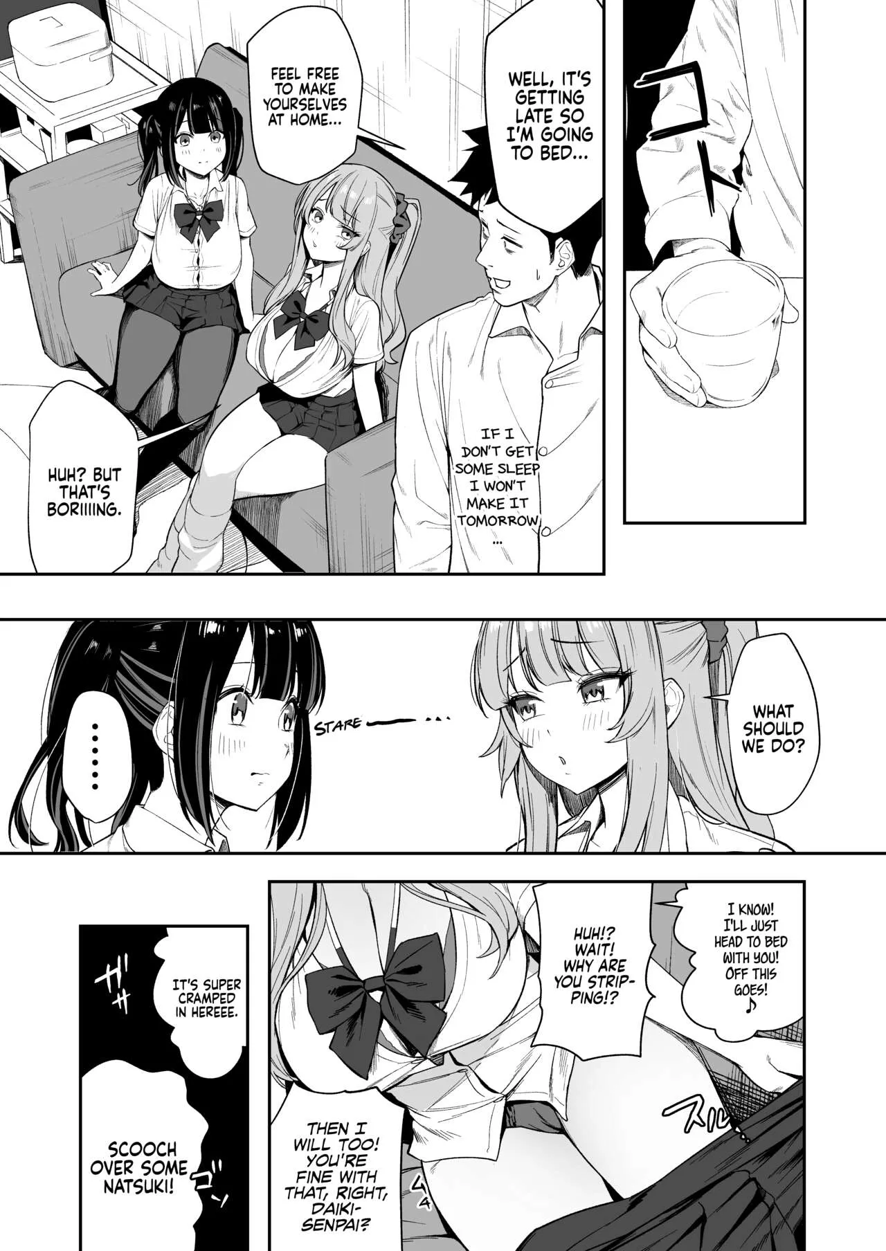 Senpai, Kyou Tomatte mo Ii yo ne? | Can we stay at your place tonight Senpai? | Page 12