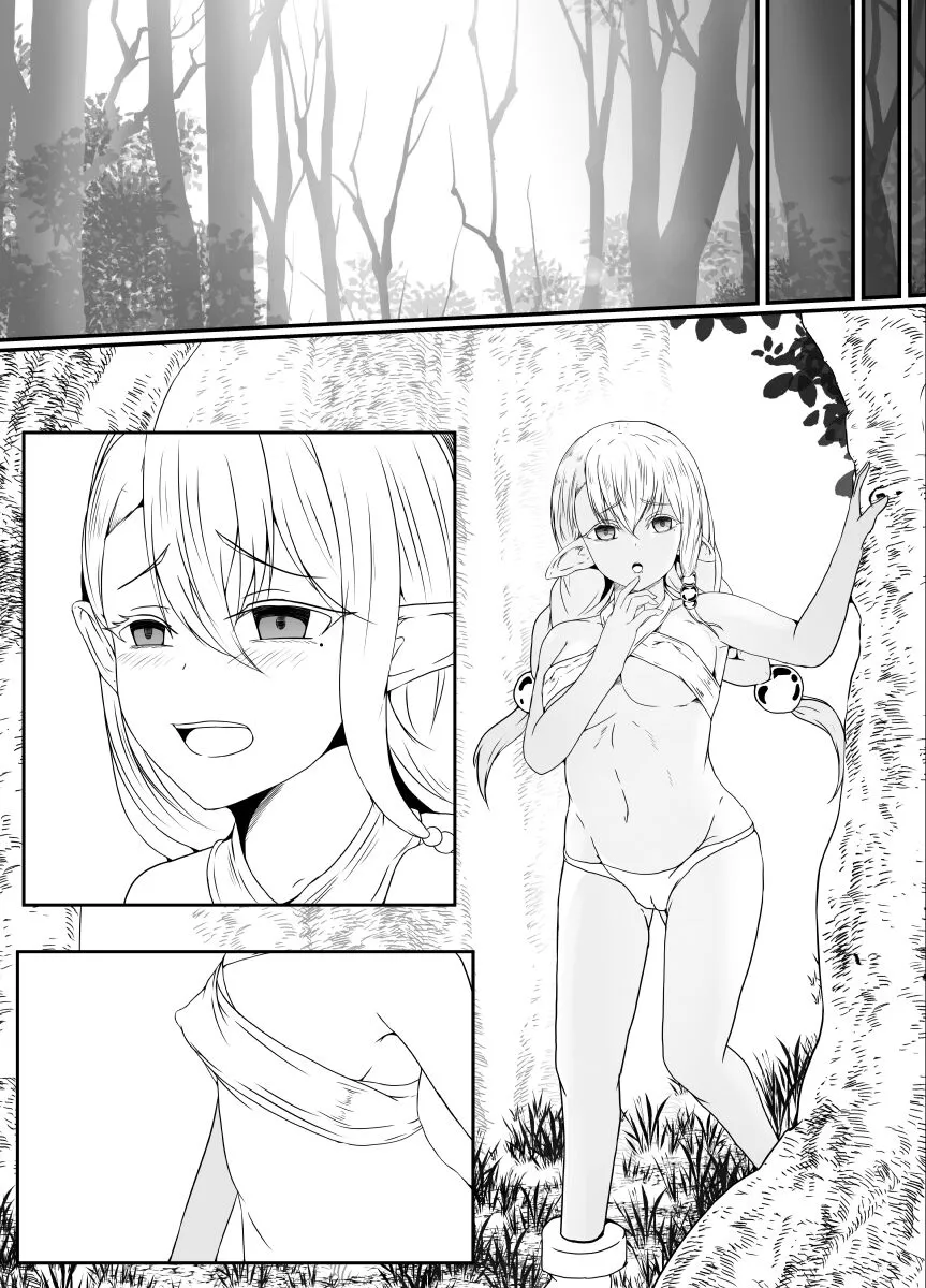 [Hyoui no Jikan  Elf no Sato de Futanari Kisei Pandemic | Page 50