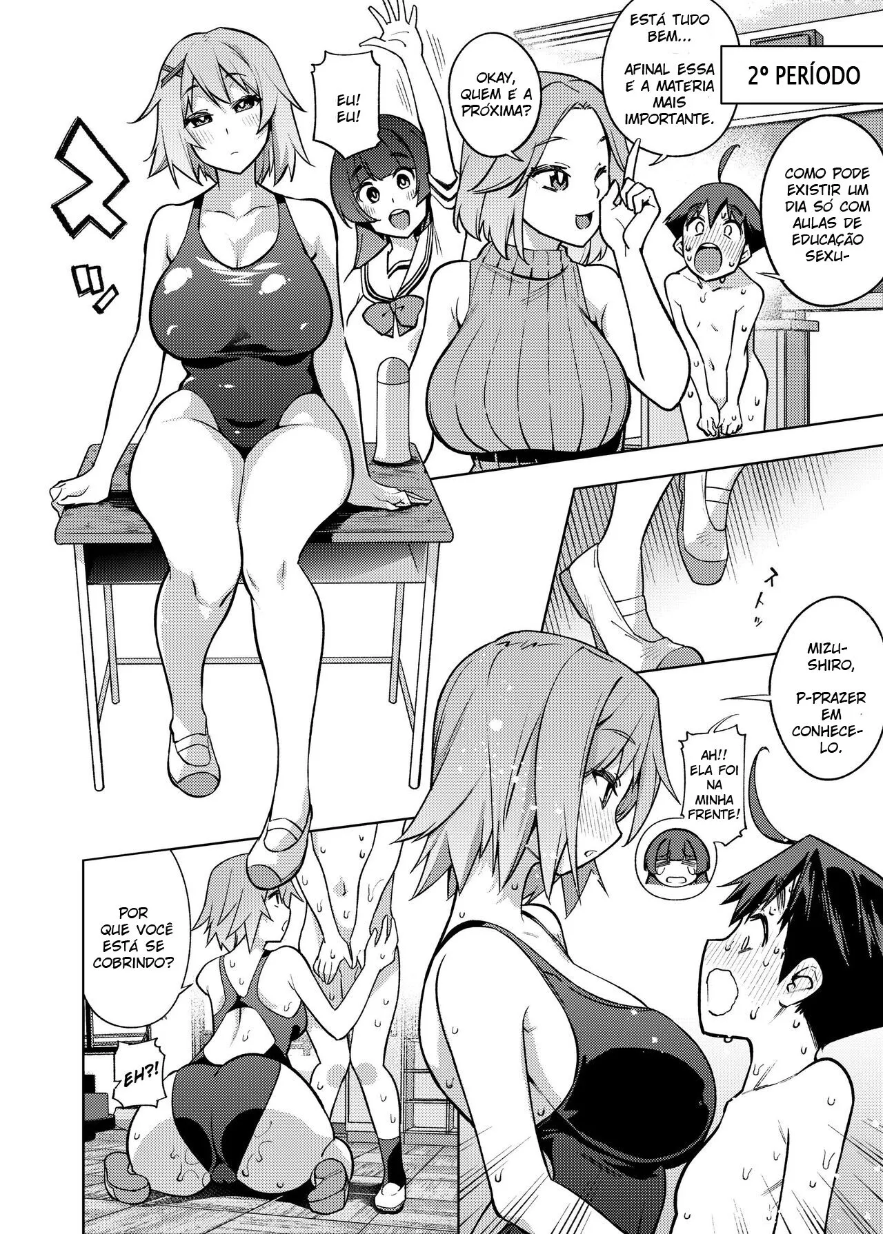 Tatta Hitori no Chinpo Kyouzai ~Seikyouiku ni Honki Sugiru Ritou de~ | O Único Pênis -Para Praticar Educação Sexual Em Uma Ilha Remota- | Page 15