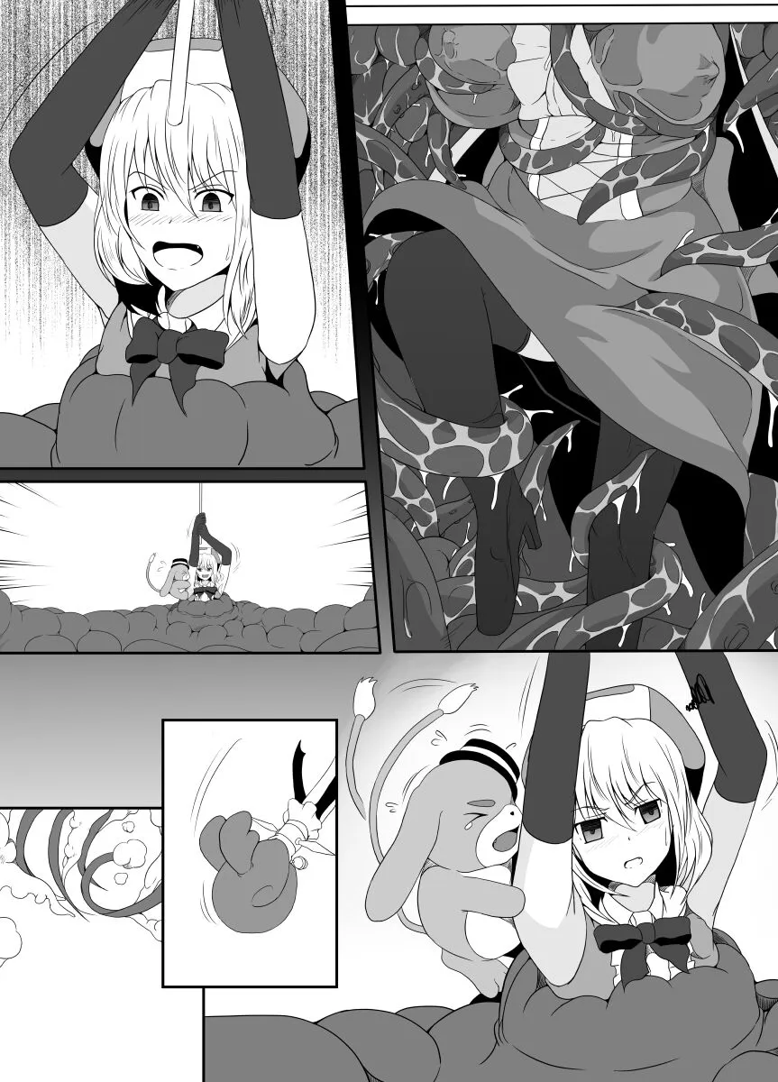 Mesugaki Mahou Shoujo wa Daikkirai na Zako Youma ni Karada o Torikomareta node Kankaku Shadan no Mahou o Tsukatte Asa made Taeru | Page 62