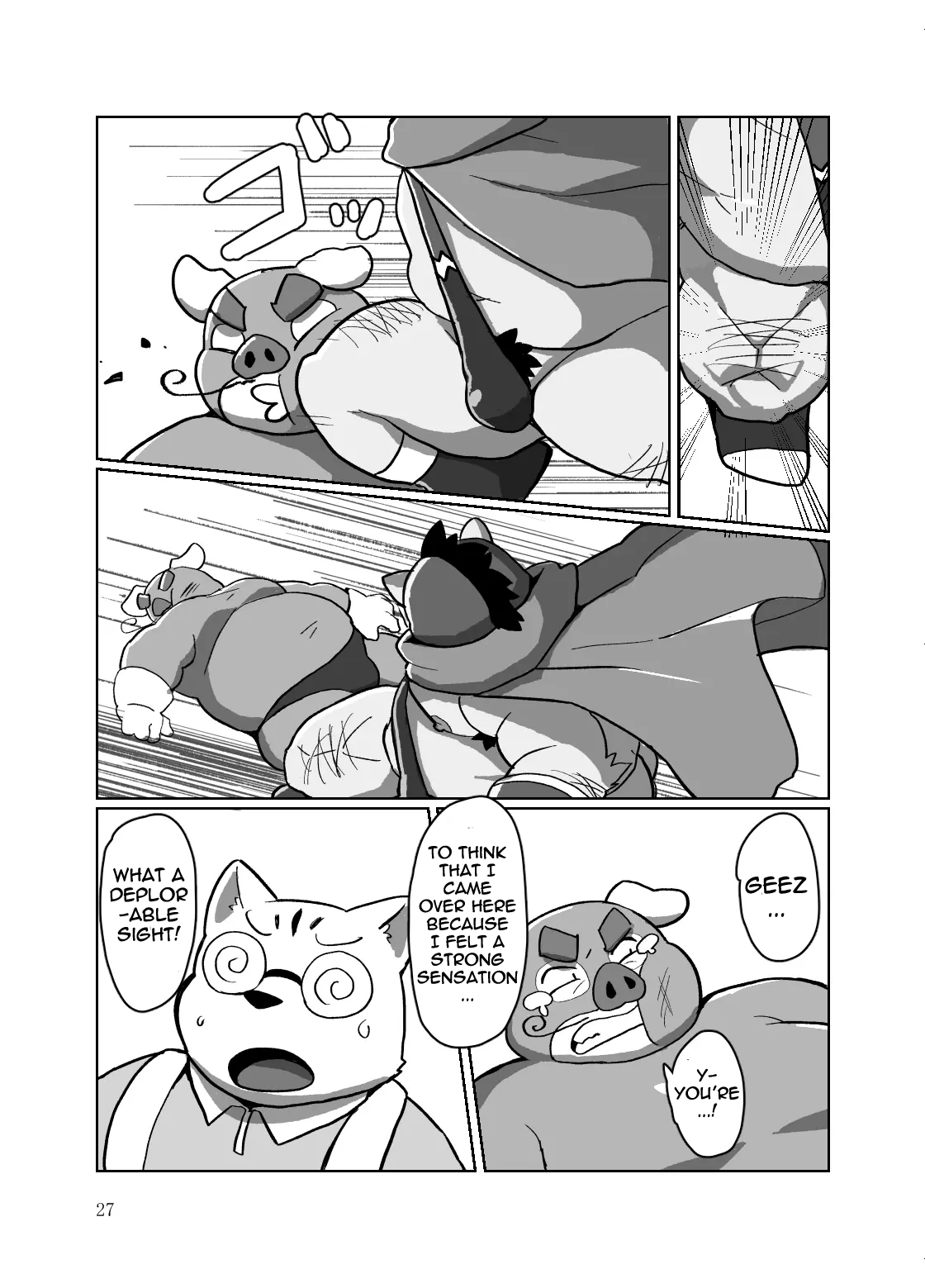 Roshutsu Hentai Dosukebear| Exhibitionist Pervert Dosukebear | Page 26