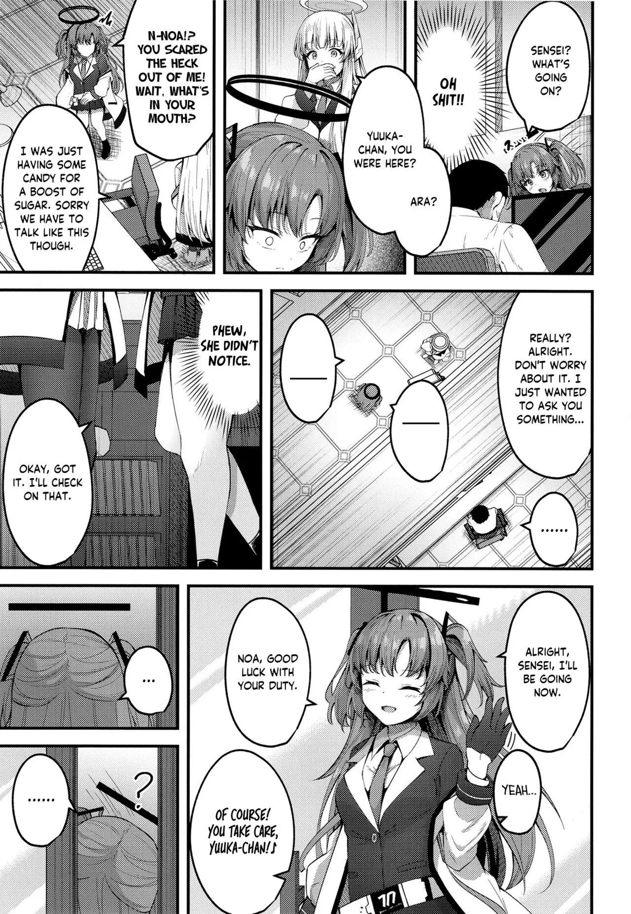 Seishori NOR Asobi ~Ryoute ni Sensei to Yuuka-chan~ | Sexual Release NOR Toying - Sensei and Yuuka-chan wrapped around my fingers! | Page 15