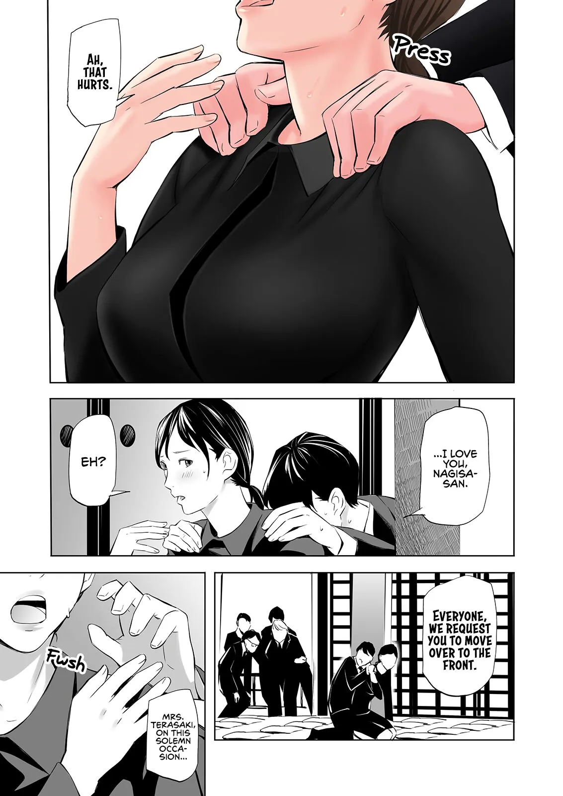 Mofuku Miboujin no Erohon desu | This is a Fap Book ft. a widow in her mourning dress | Page 11