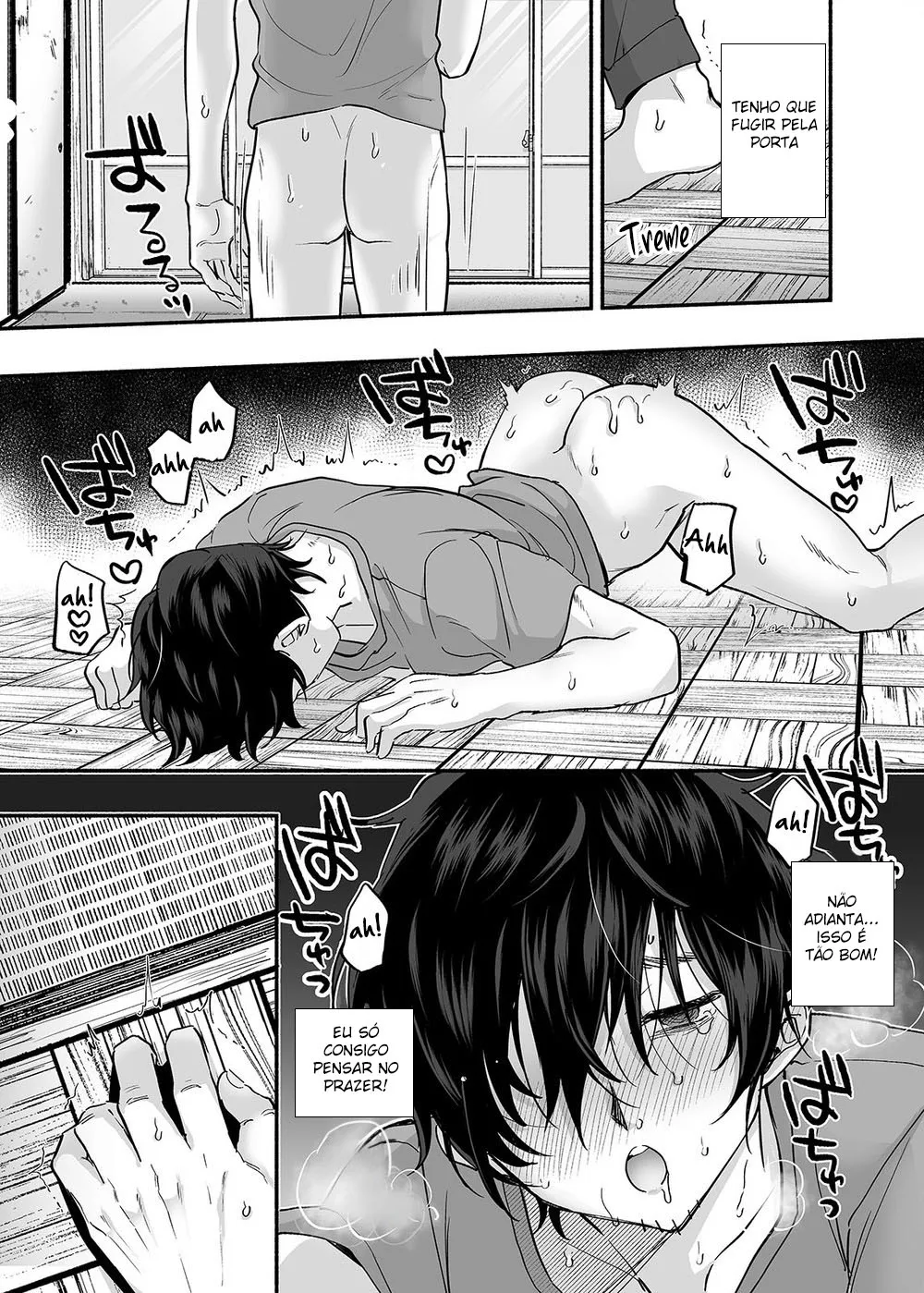 Danshoku Rei no Sumu Apart ~Nonke no Ore ga Mienai Nanika o Hamerarete Mesuiki nanka Suru Wakenai~ | The Apartment in which the Ghost of Sodomy Lives | Page 42