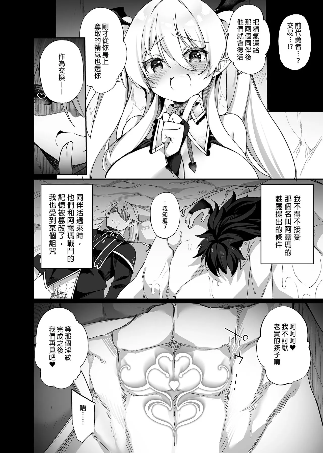 Maou ni Katta Yuusha ga Succubus ni Ochite iku Hanashi | 戰勝魔王的勇者逐漸墮落為魅魔的故事 | Page 10