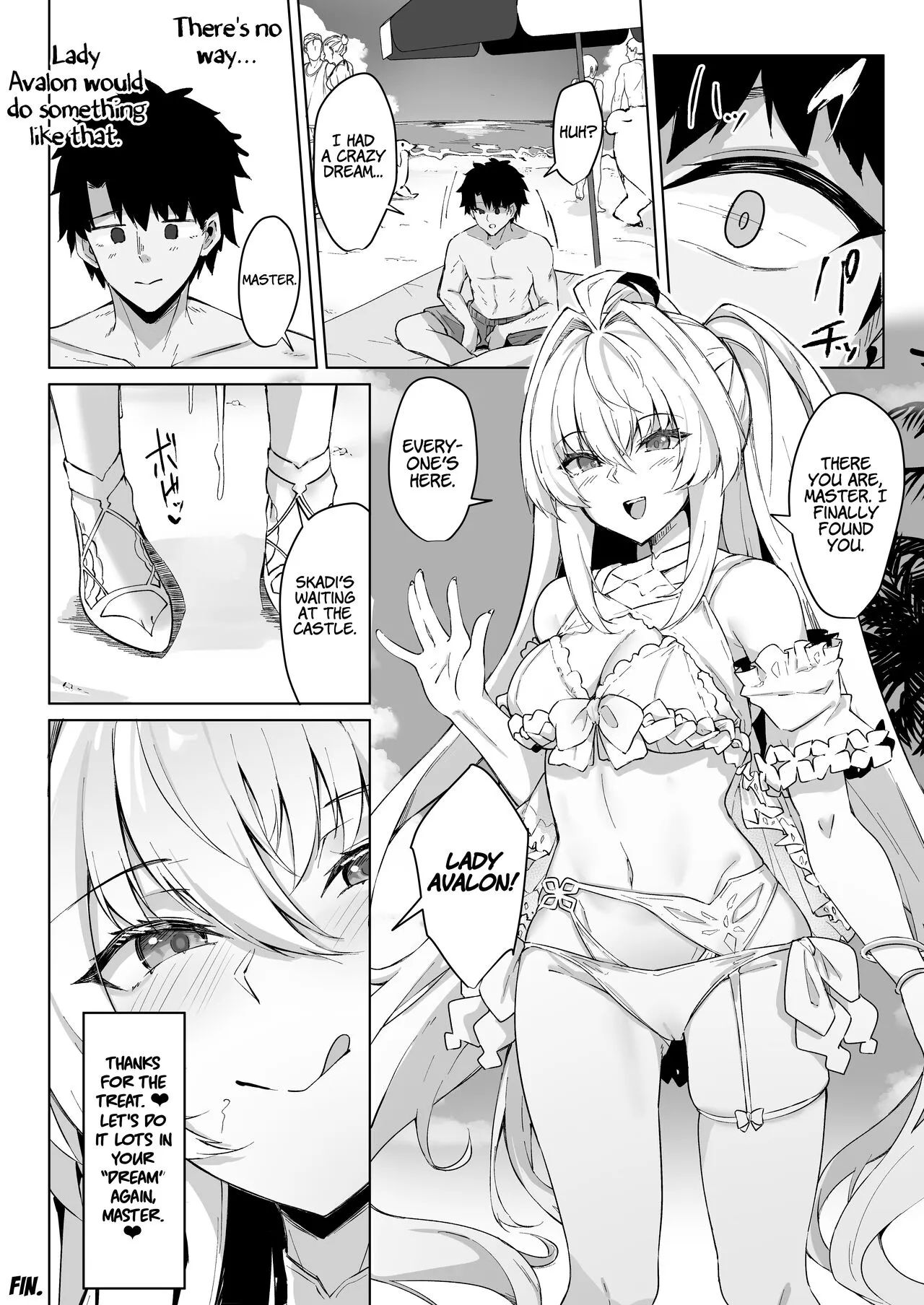 Manatsu no Chaldea Summer Vacation Lady Avalon Hen | Chaldea Midsummer Vacation Lady - Avalon Edition | Page 32