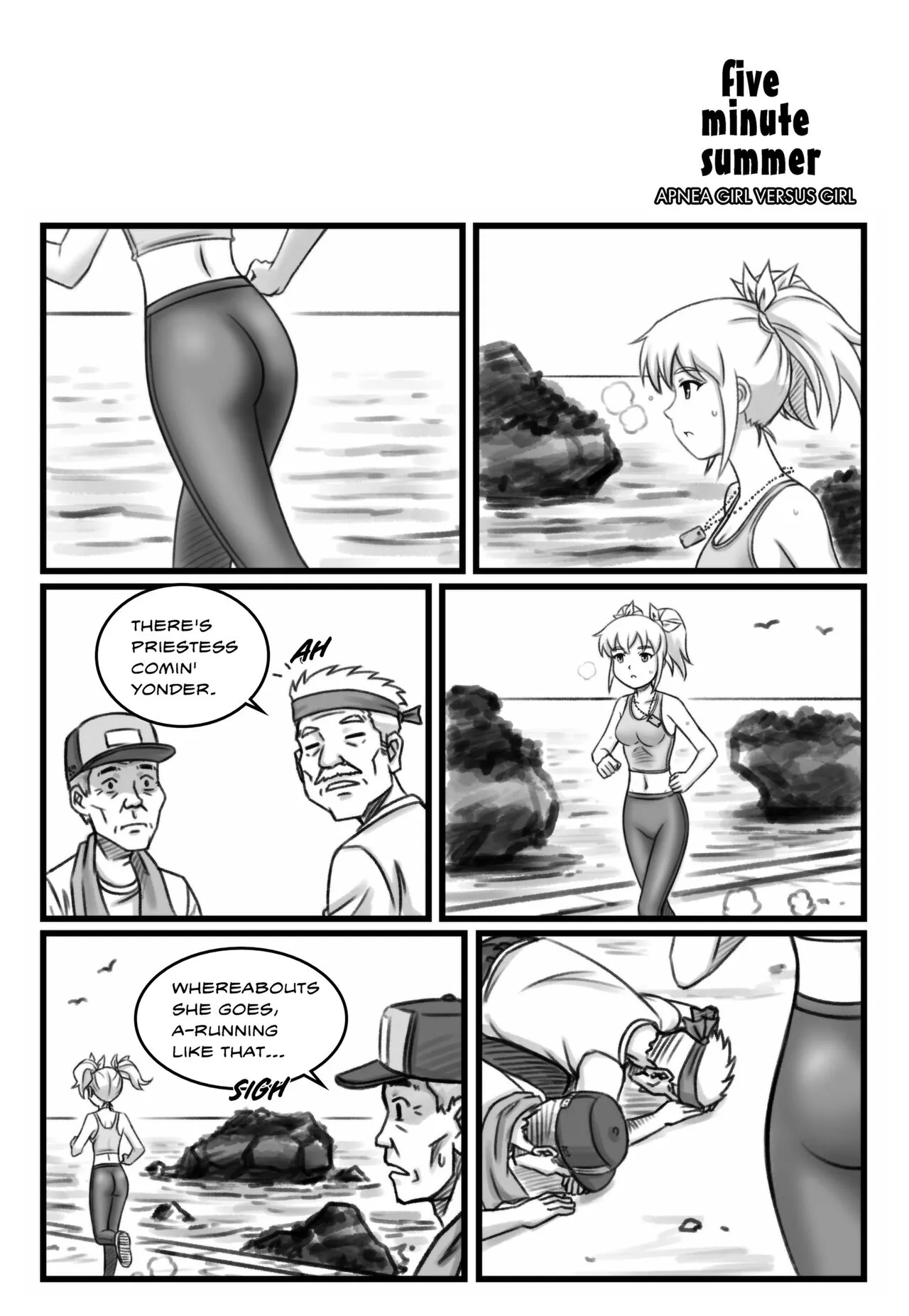 Apnea Girl Versus Girl | Page 98