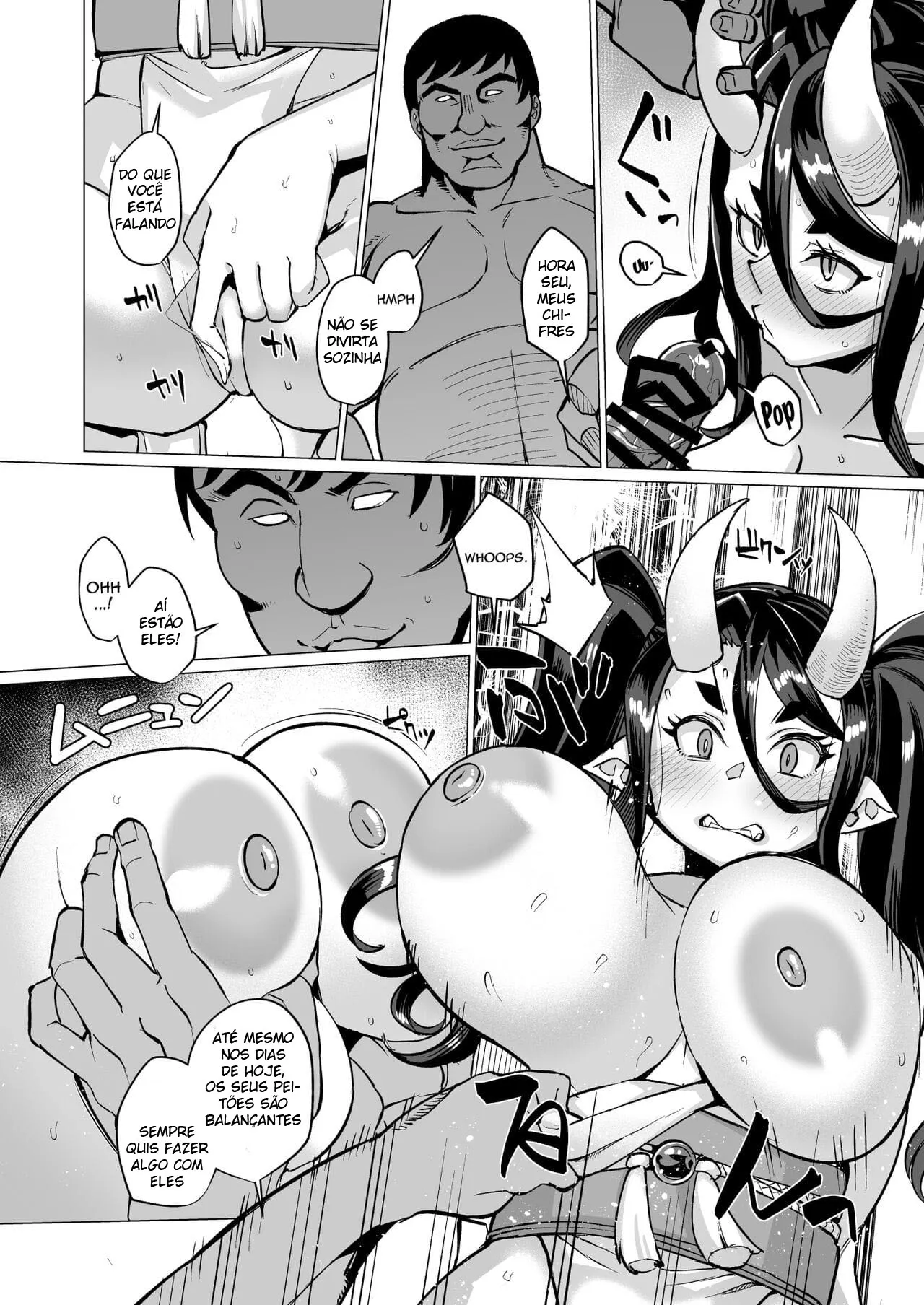 Oni Miko Yome Da Furusato de Choushi Koi Teta Shouwaru Oni Lolibabaa ga Jigou Jitoku de Subete o Ushinai Korogarikonde Kita node Oyome-san Ken Onaho ni Shiteyaru Hanashi | Page 11